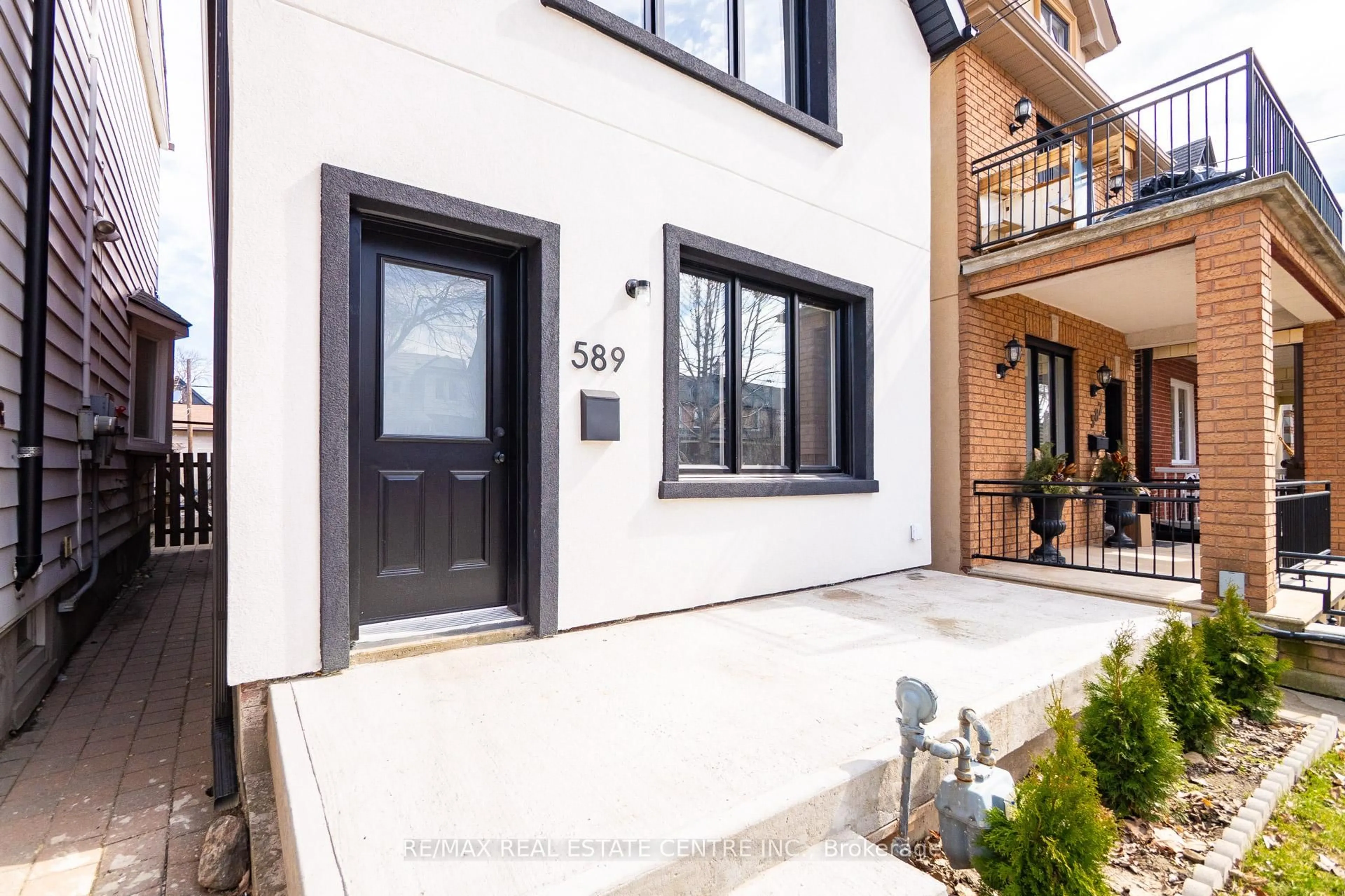 Home with brick exterior material, street for 589 St Clarens Ave, Toronto Ontario M6H 3W8