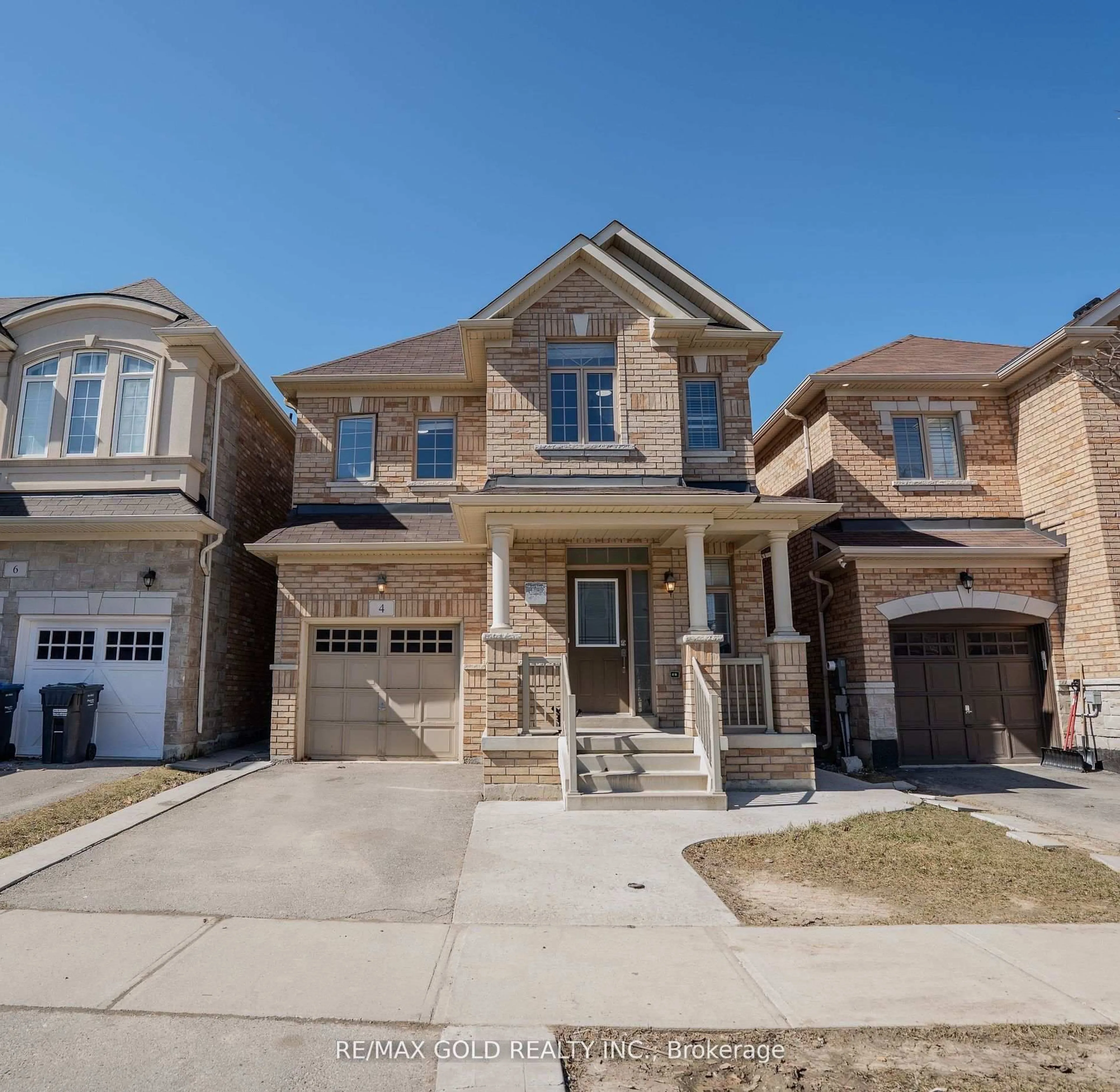 Home with brick exterior material, street for 4 Bilby St, Brampton Ontario L7A 0G4