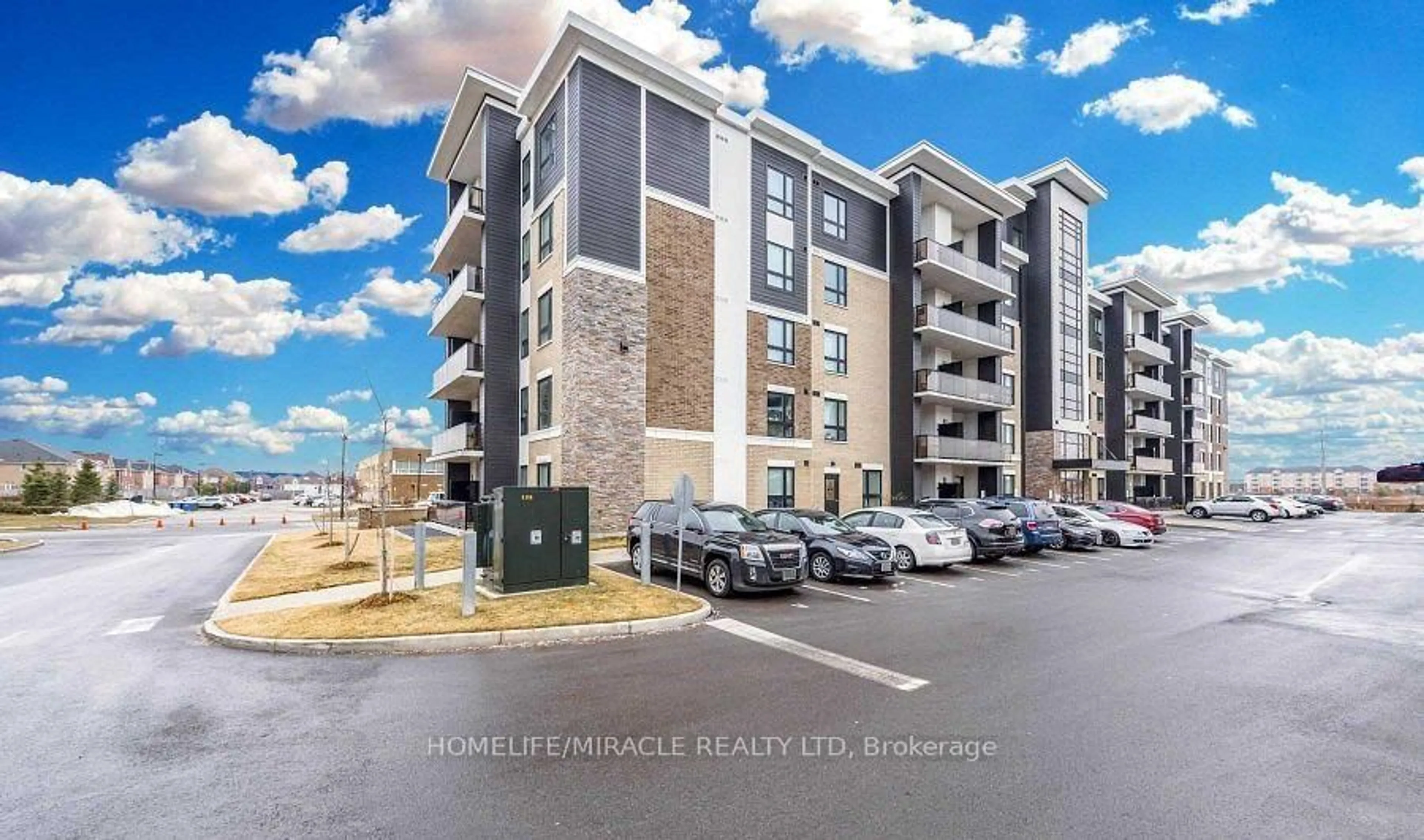 A pic from outside/outdoor area/front of a property/back of a property/a pic from drone, unknown for 620 Sauve St #506, Milton Ontario L9T 9A5