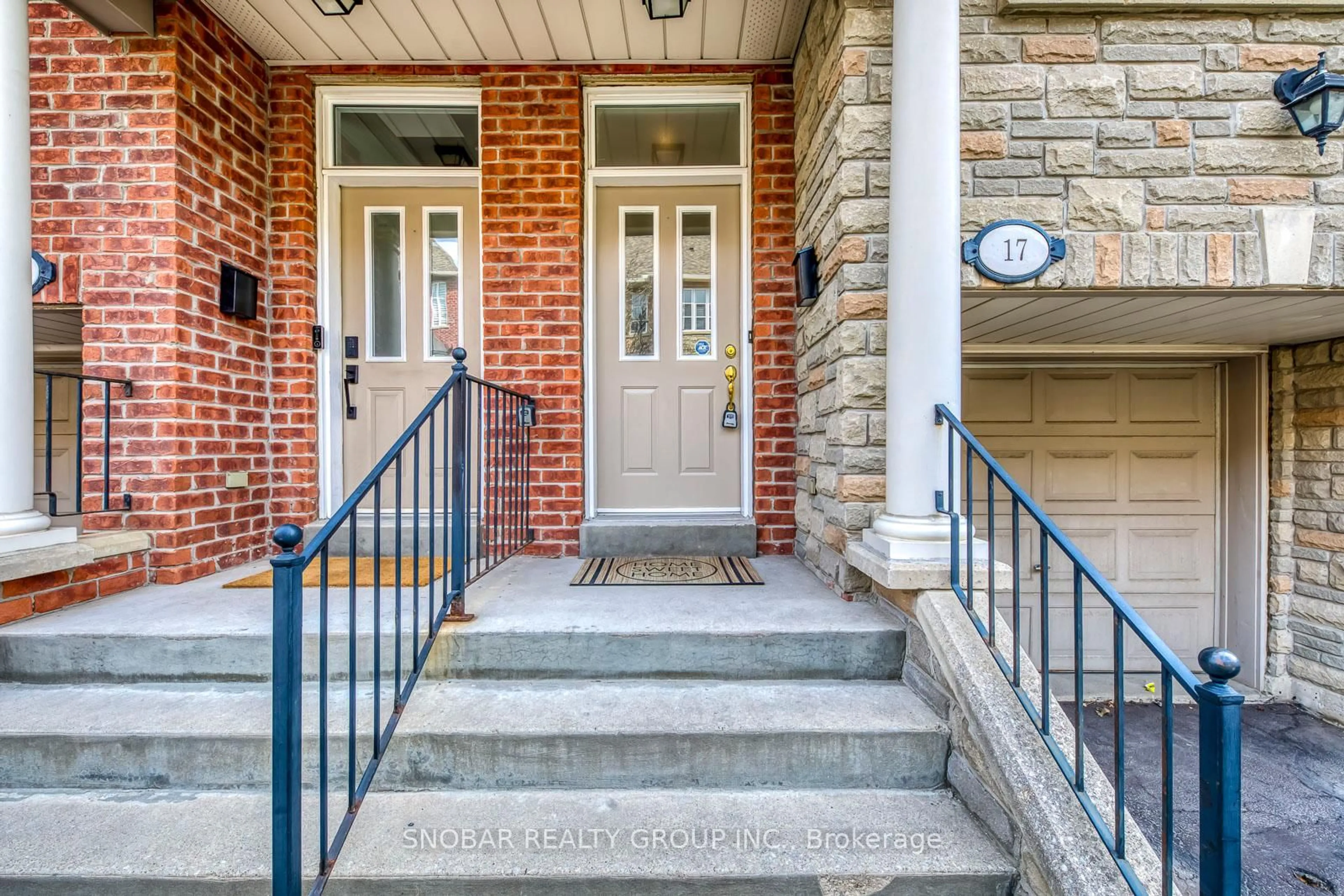 Home with brick exterior material, street for 17 James Stock Path, Toronto Ontario M8Z 6C6
