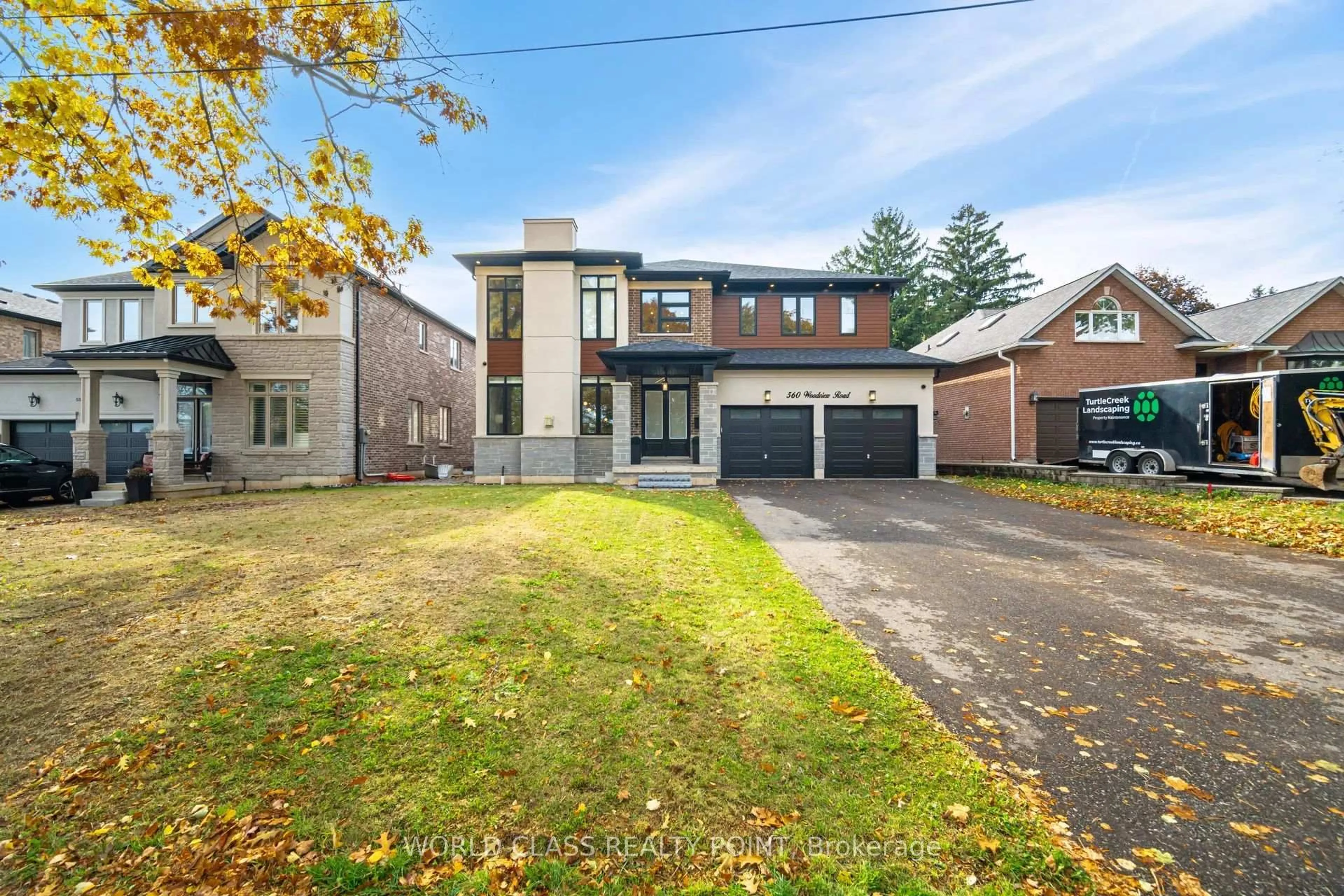 Home with brick exterior material, street for 560 Woodview Rd, Burlington Ontario L7N 3A1
