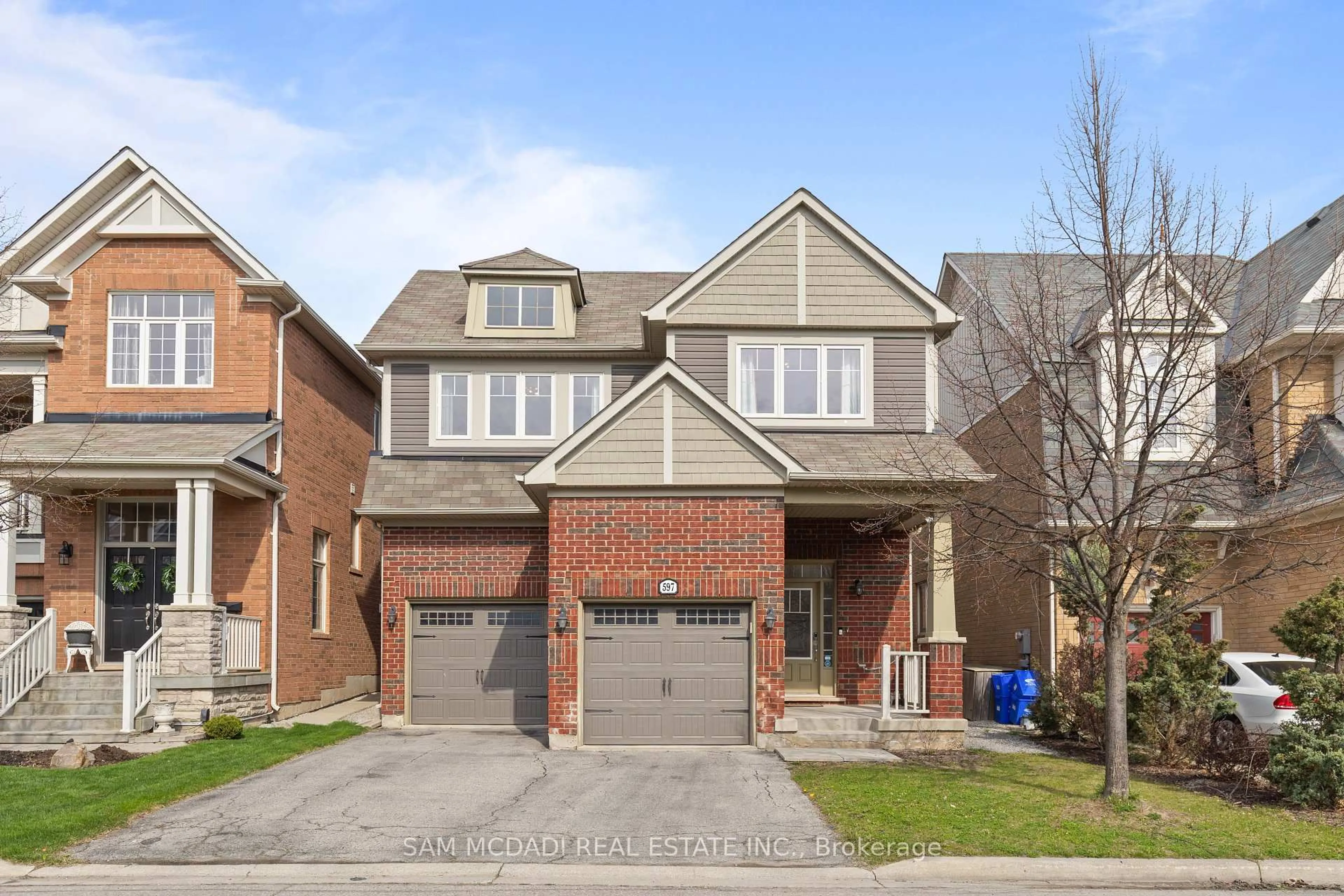 Home with brick exterior material, street for 597 Bartleman Terr, Milton Ontario L9T 6Z4