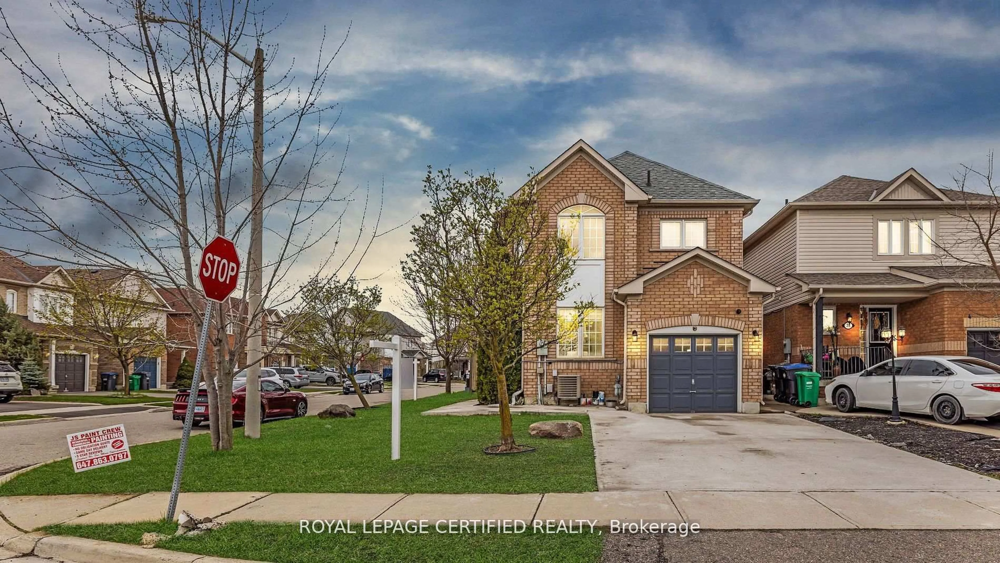 Home with brick exterior material, street for 27 Earl Grey Cres, Brampton Ontario L7A 2L1