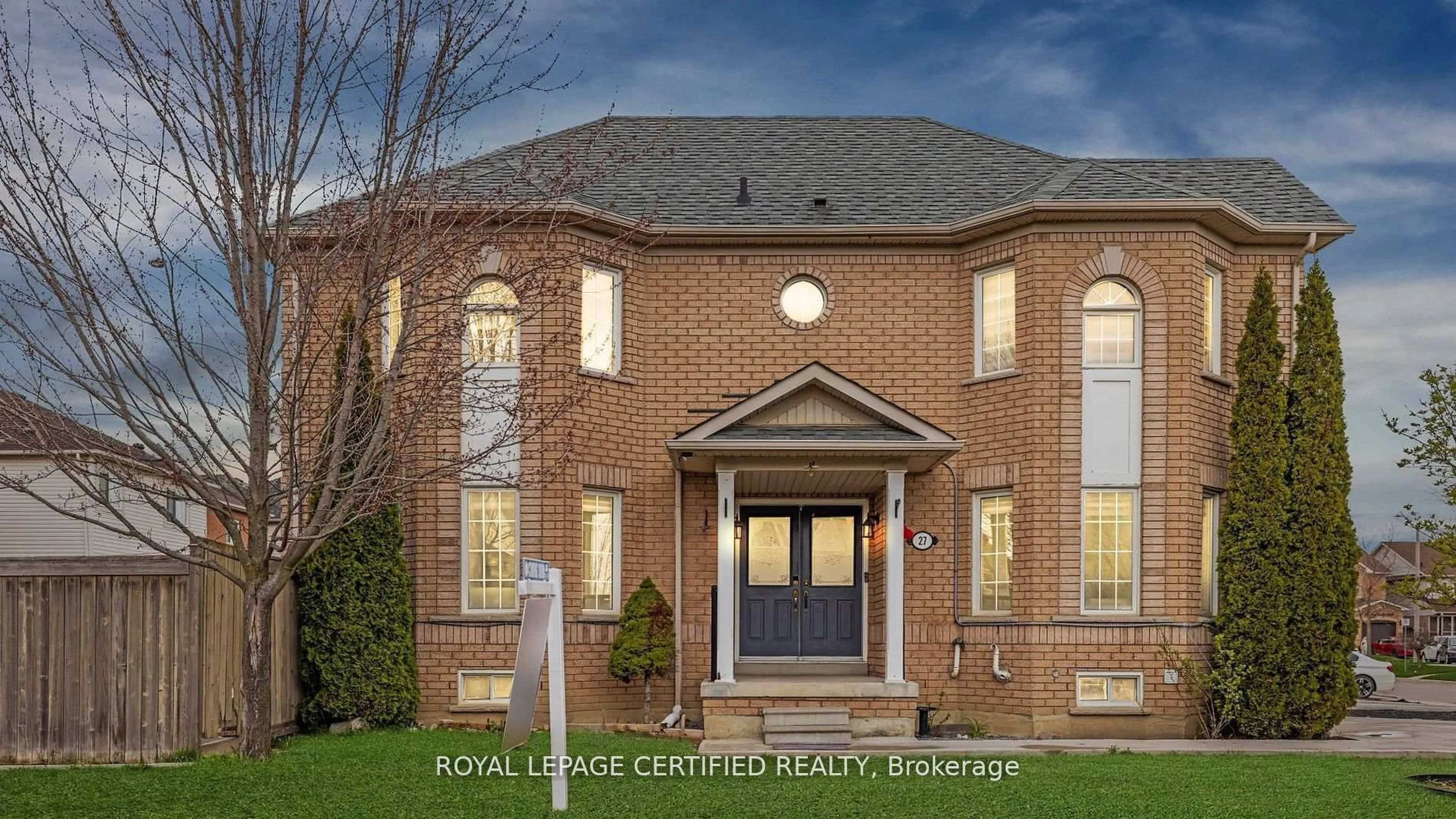 Home with brick exterior material, street for 27 Earl Grey Cres, Brampton Ontario L7A 2L1