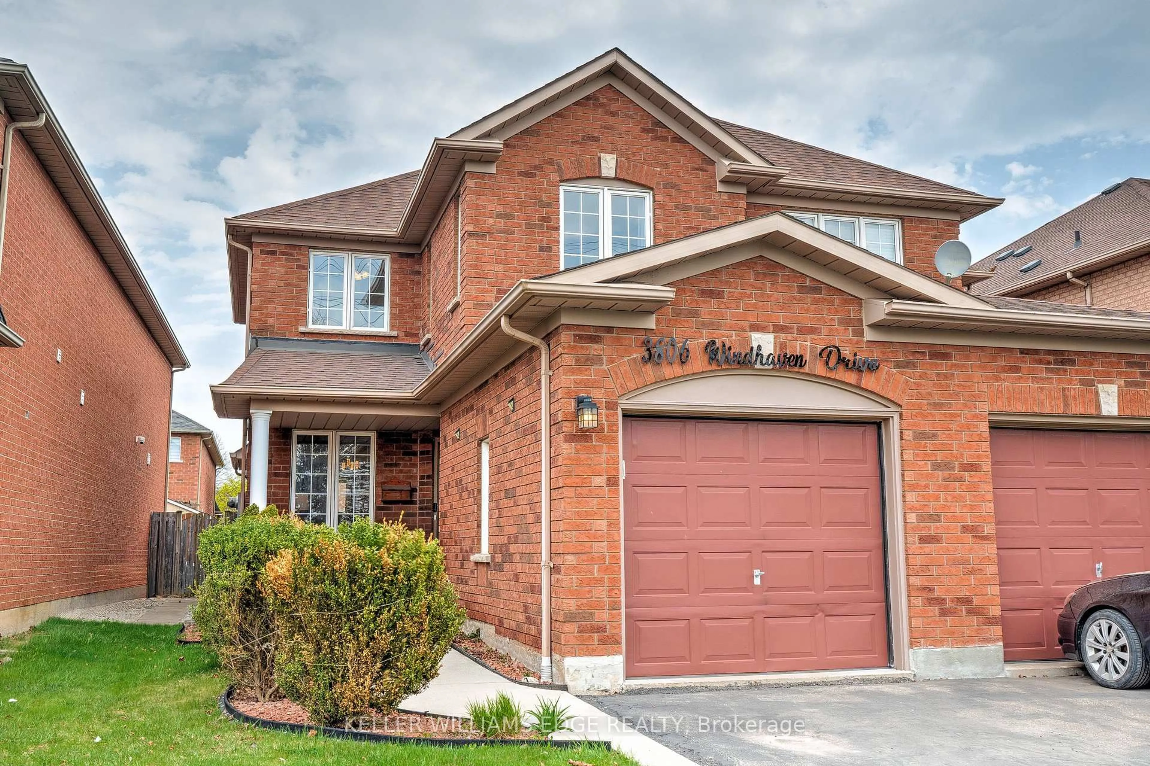 Home with brick exterior material, street for 3806 Windhaven Dr, Mississauga Ontario L5N 7V6