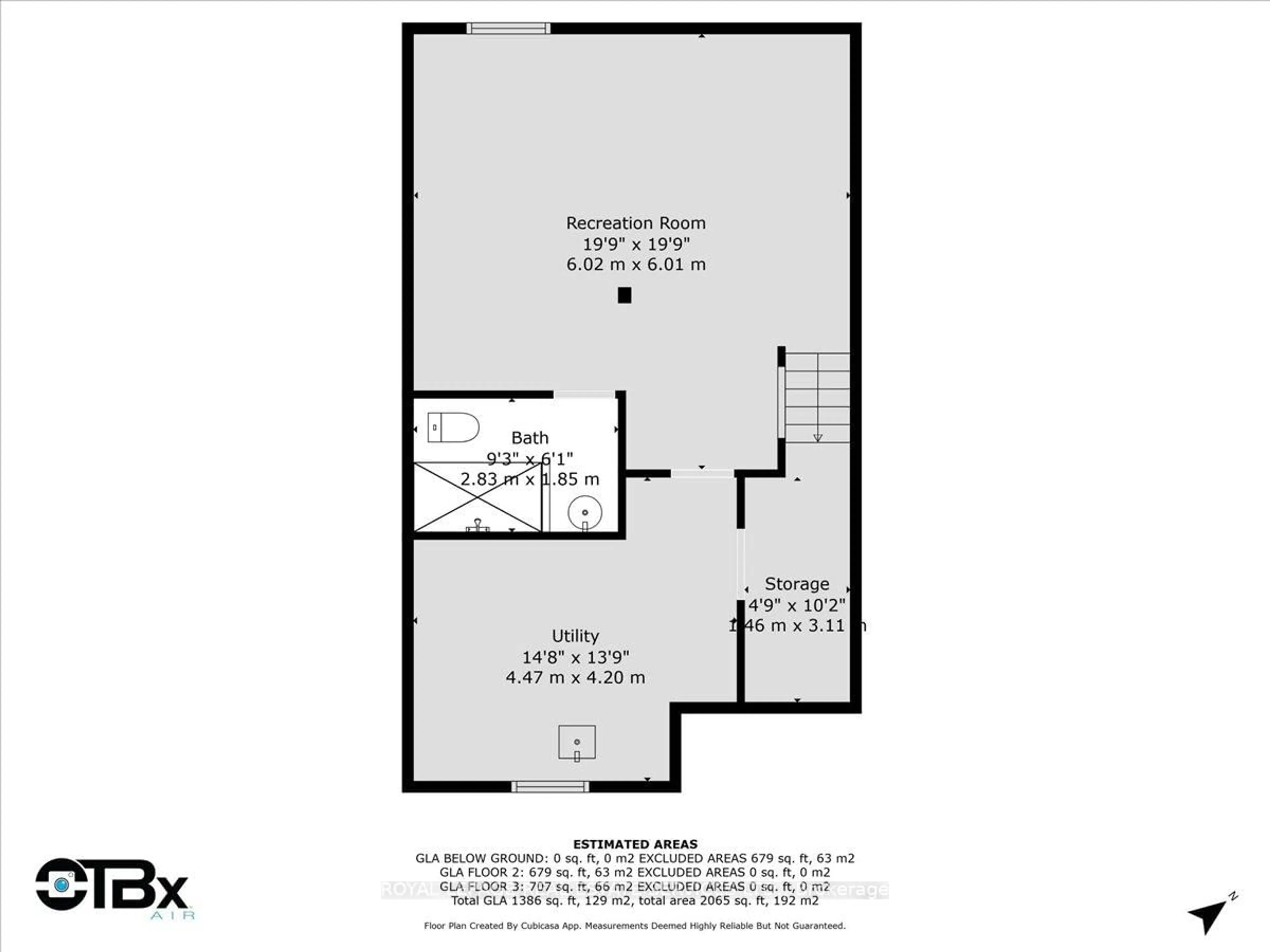 Floor plan for 1450 Sixth Line #19, Oakville Ontario L6H 1X7