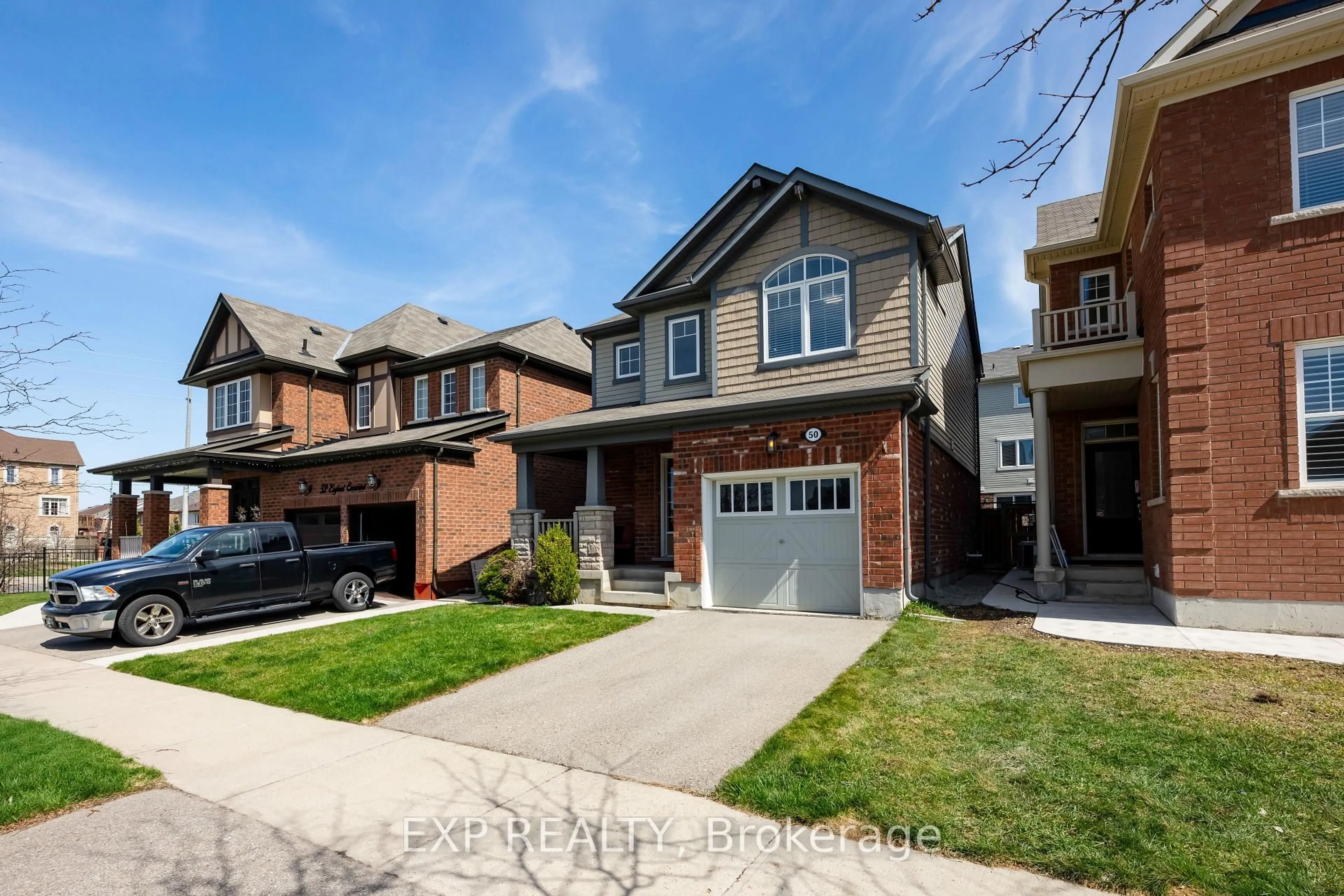 Home with brick exterior material, street for 50 Enford Cres, Brampton Ontario L7A 4C7