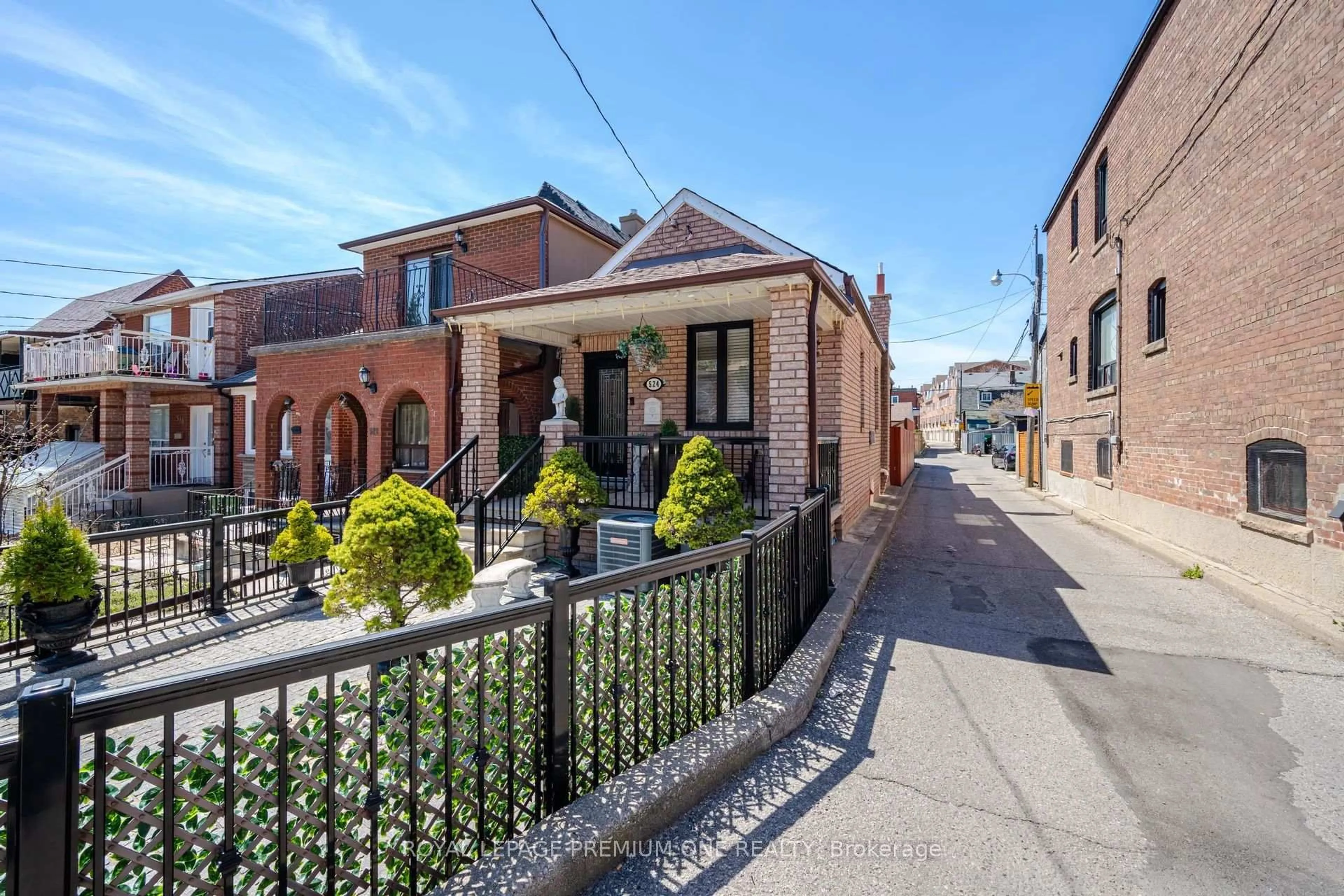 Home with brick exterior material, street for 524 Salem Ave, Toronto Ontario M6H 3E1