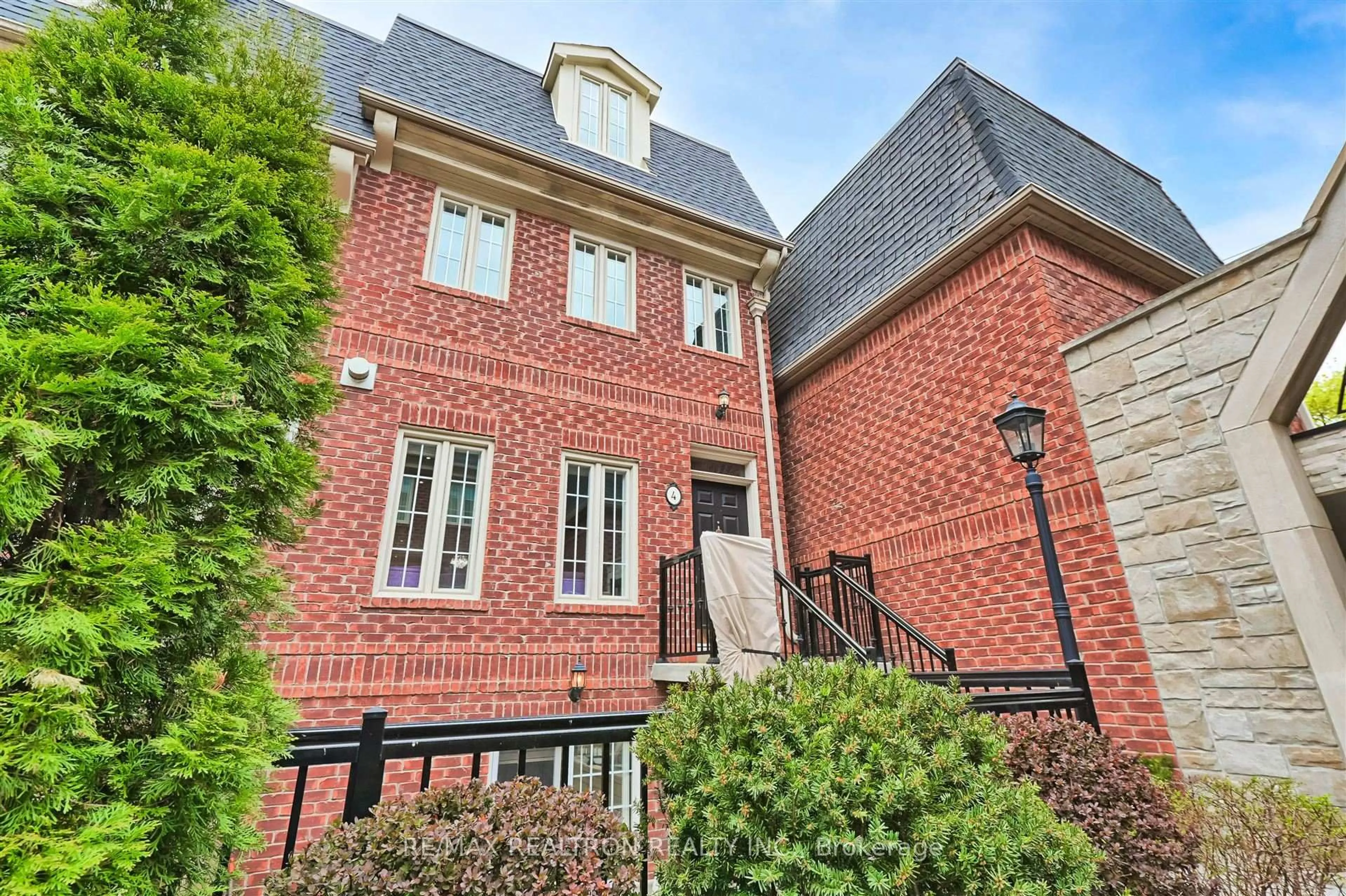 Home with brick exterior material, street for 4 Archgate Lane, Toronto Ontario M6E 5B1