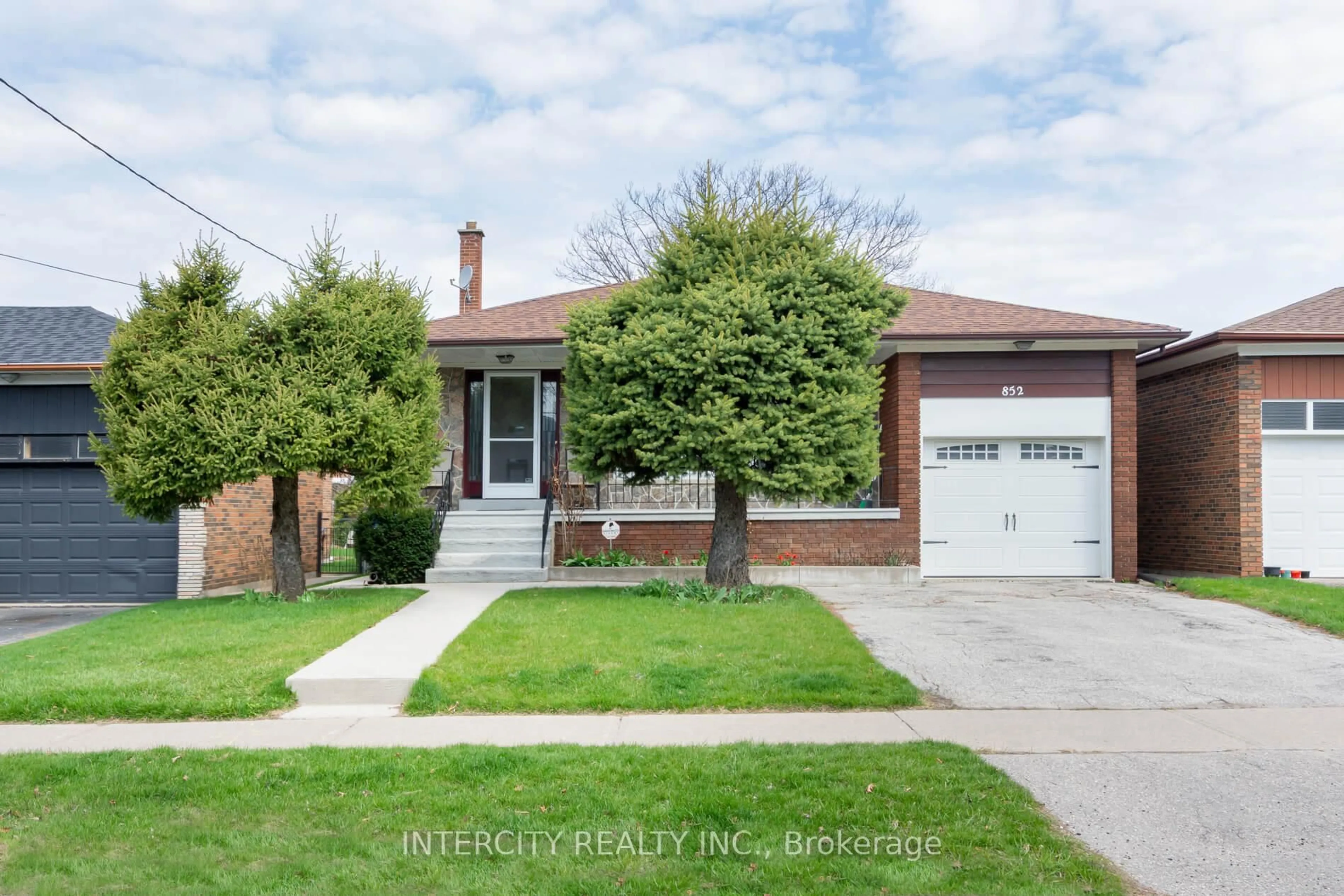Home with brick exterior material, street for 852 Glencairn Ave, Toronto Ontario M6B 2A5