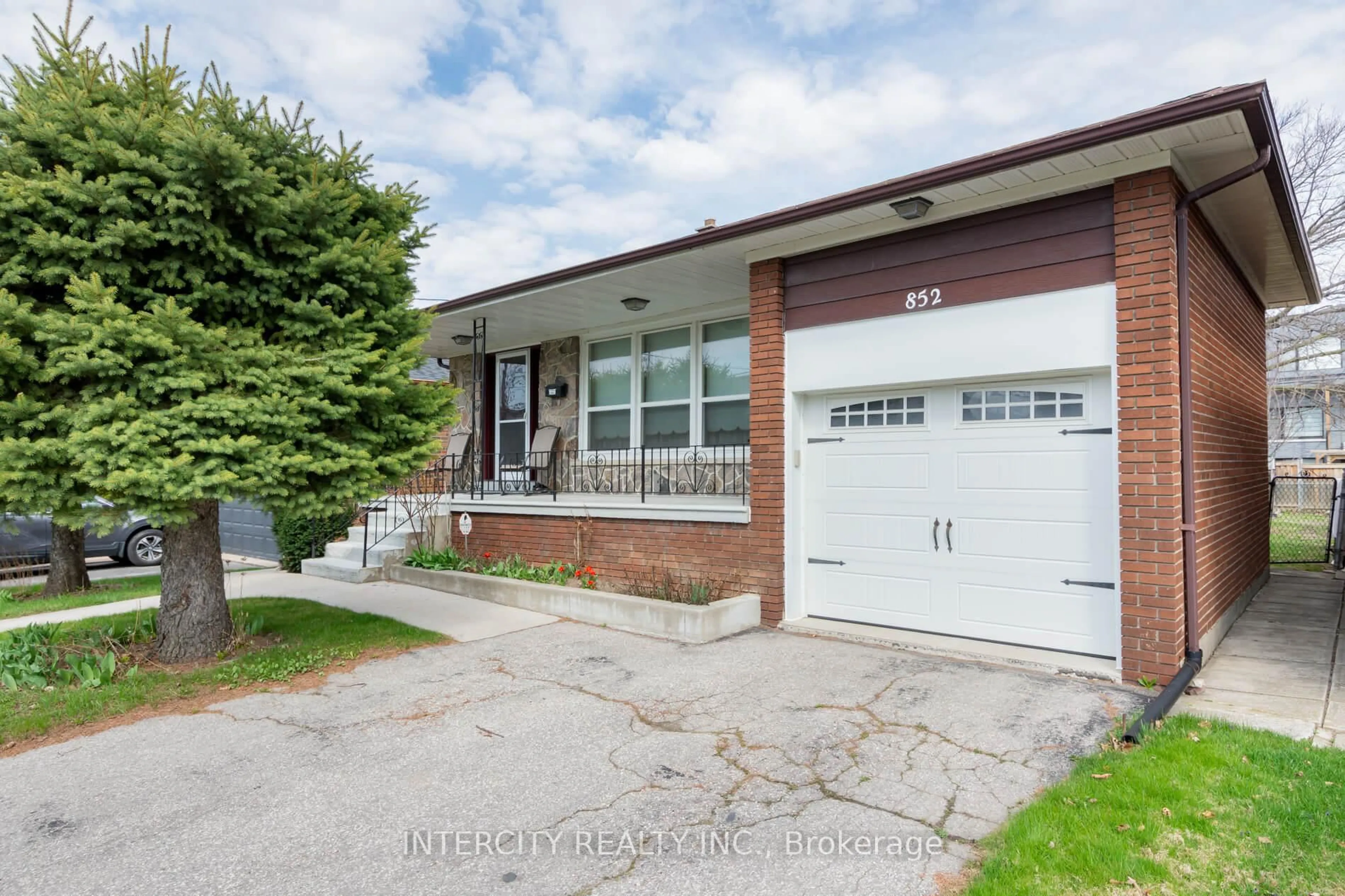 Home with brick exterior material, street for 852 Glencairn Ave, Toronto Ontario M6B 2A5