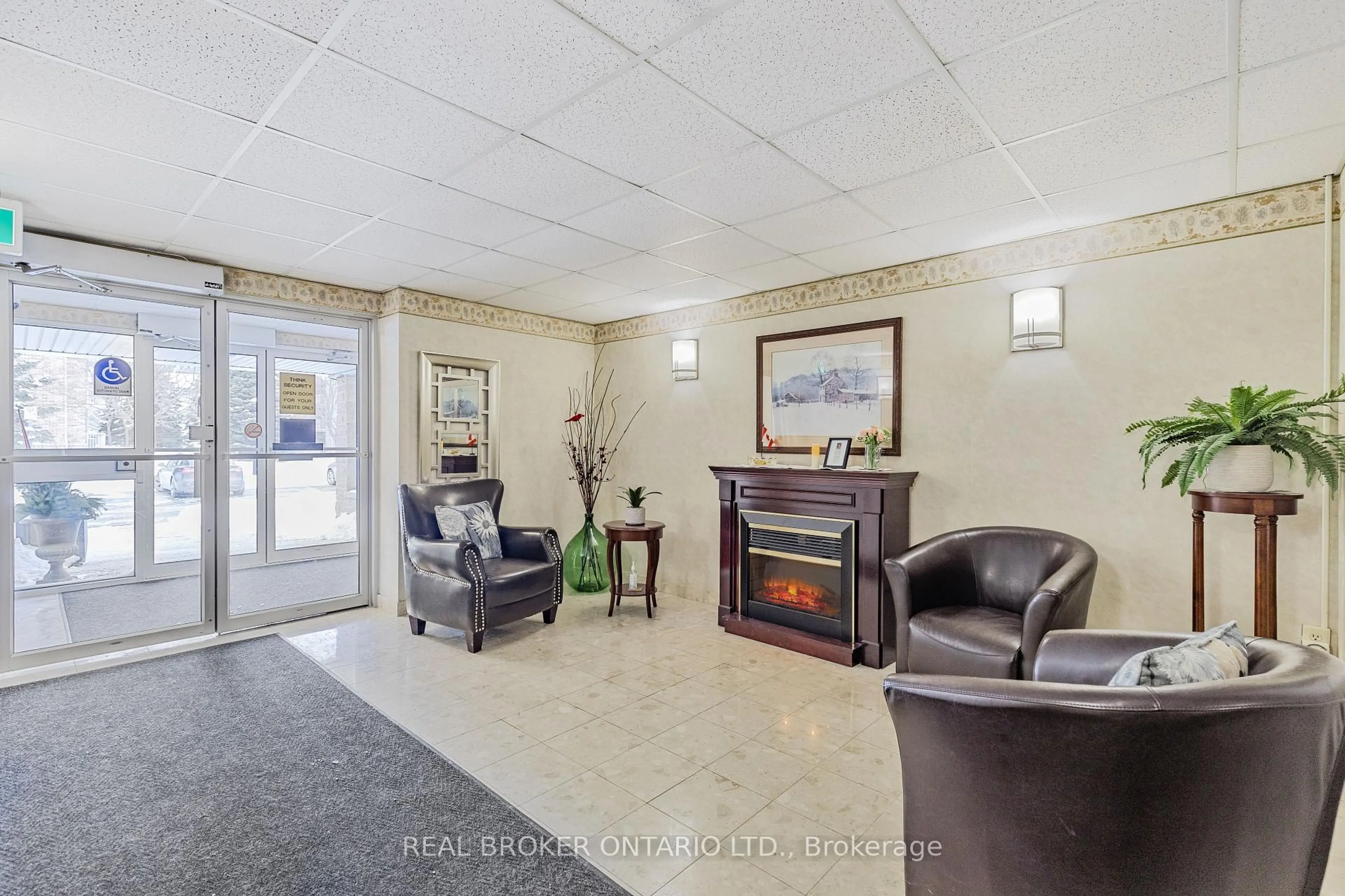 Lobby for 216 Plains Rd #B309, Burlington Ontario L7T 4K8