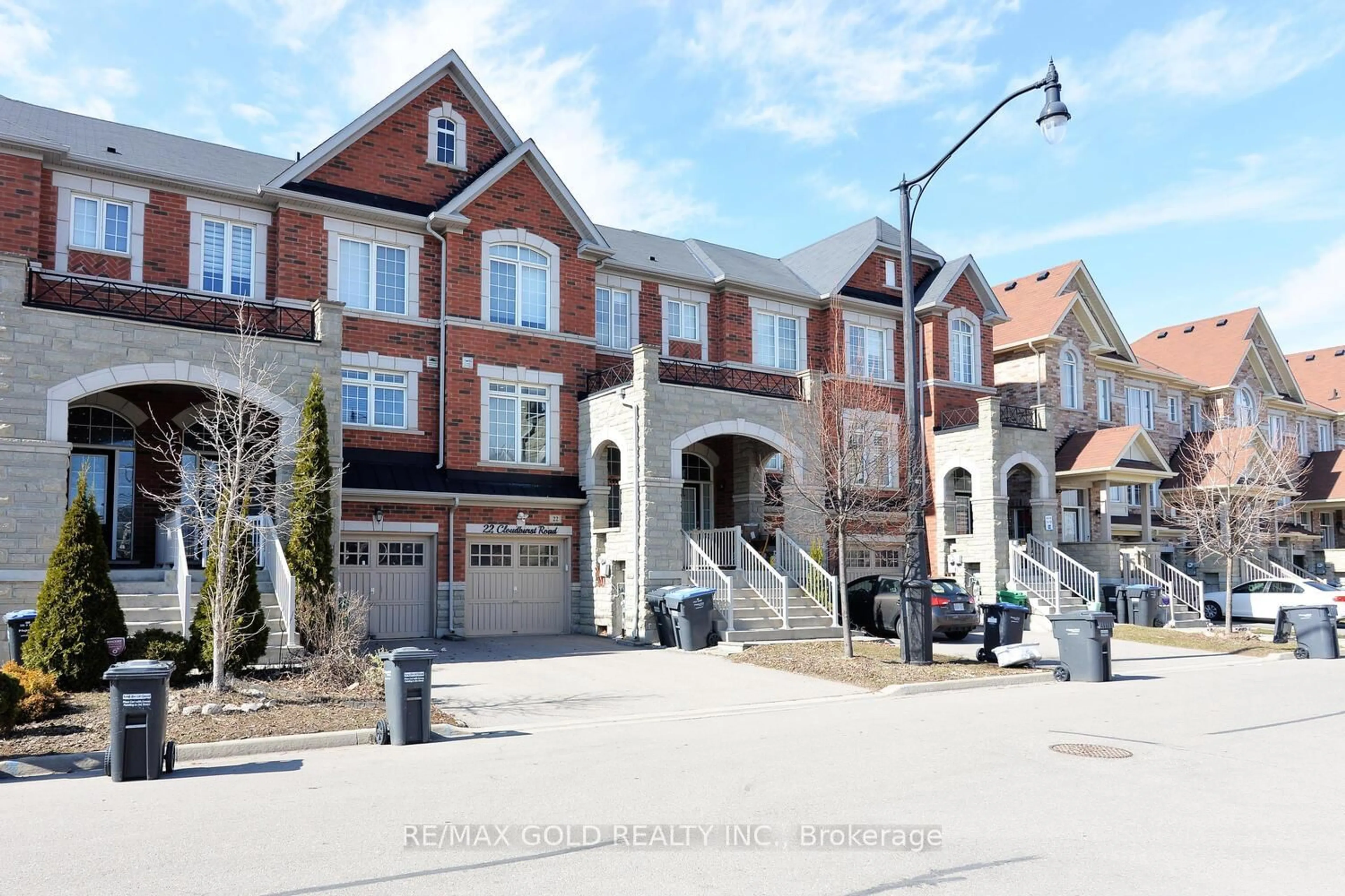 Home with brick exterior material, street for 22 Cloudburst Rd, Brampton Ontario L7A 0B5