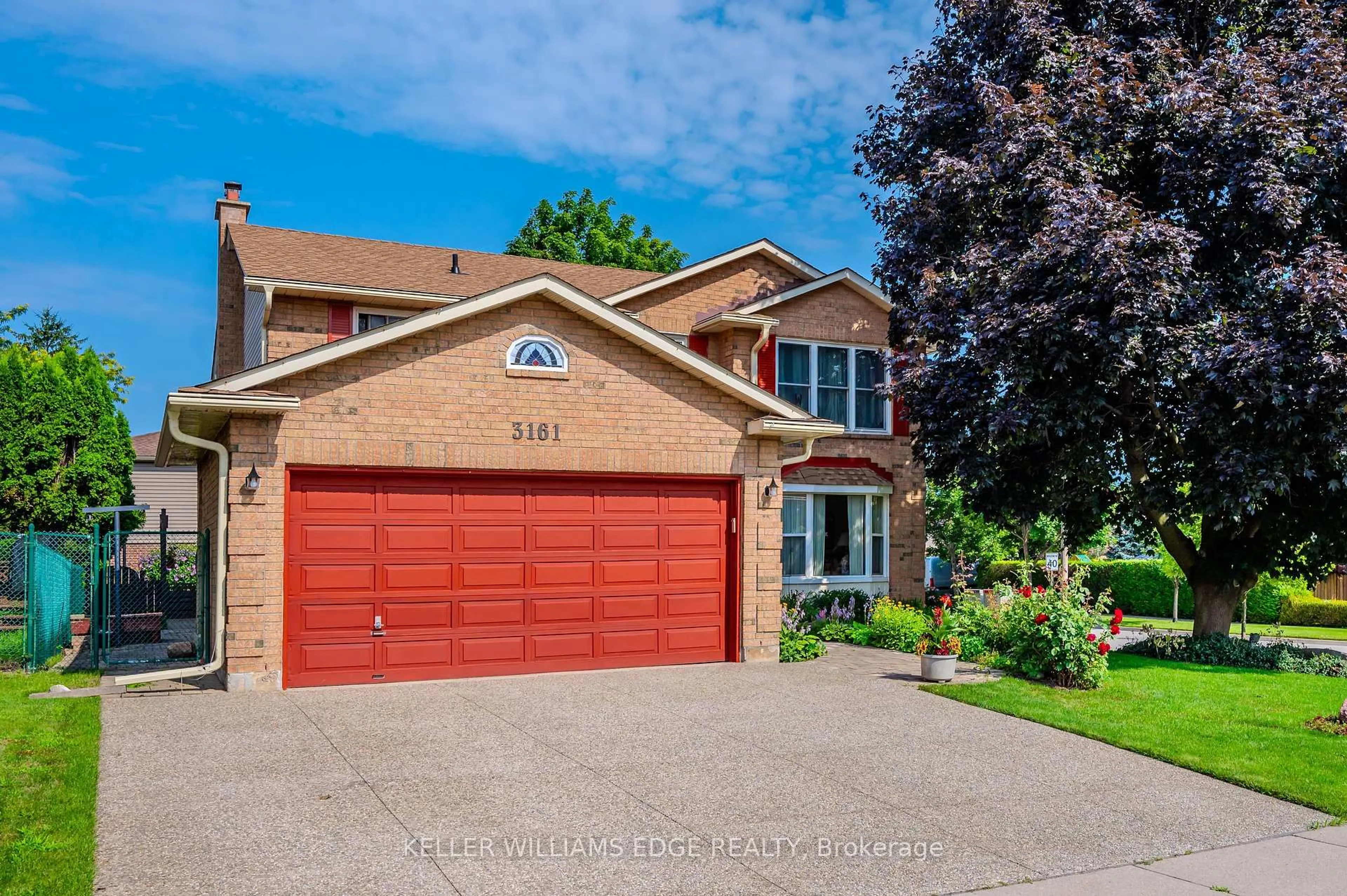 Home with brick exterior material, street for 3161 Longmeadow Rd, Burlington Ontario L7M 2X6