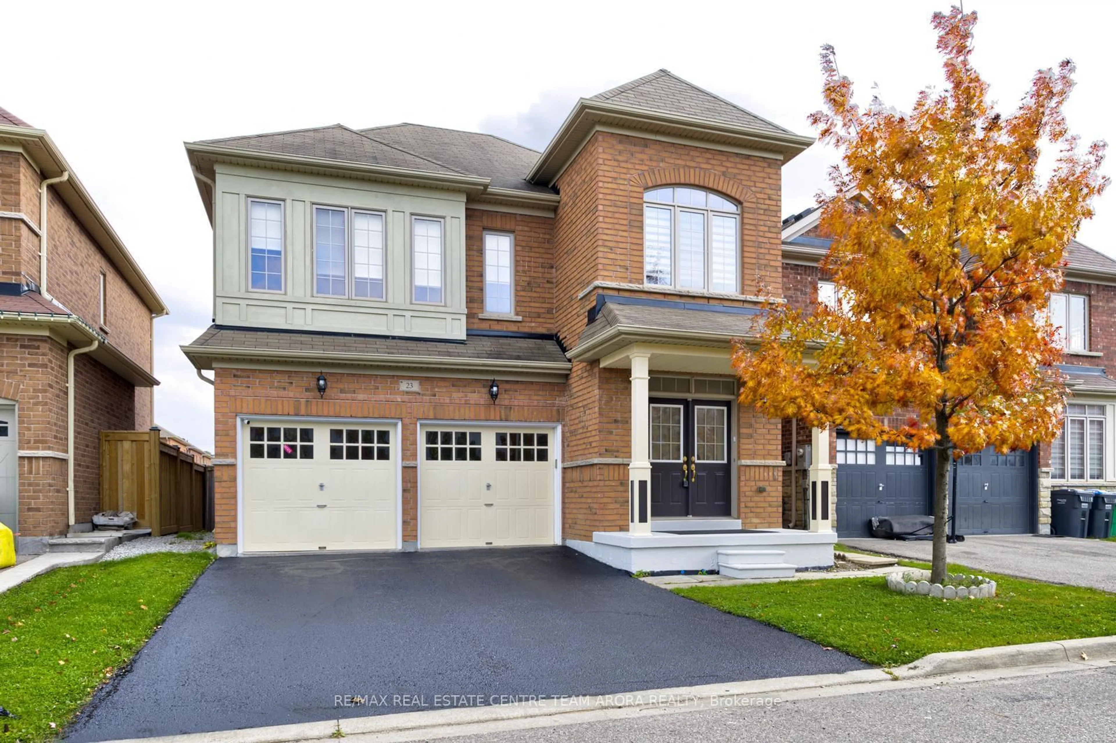 Home with brick exterior material, street for 23 George Robinson Dr, Brampton Ontario L6Y 2M7