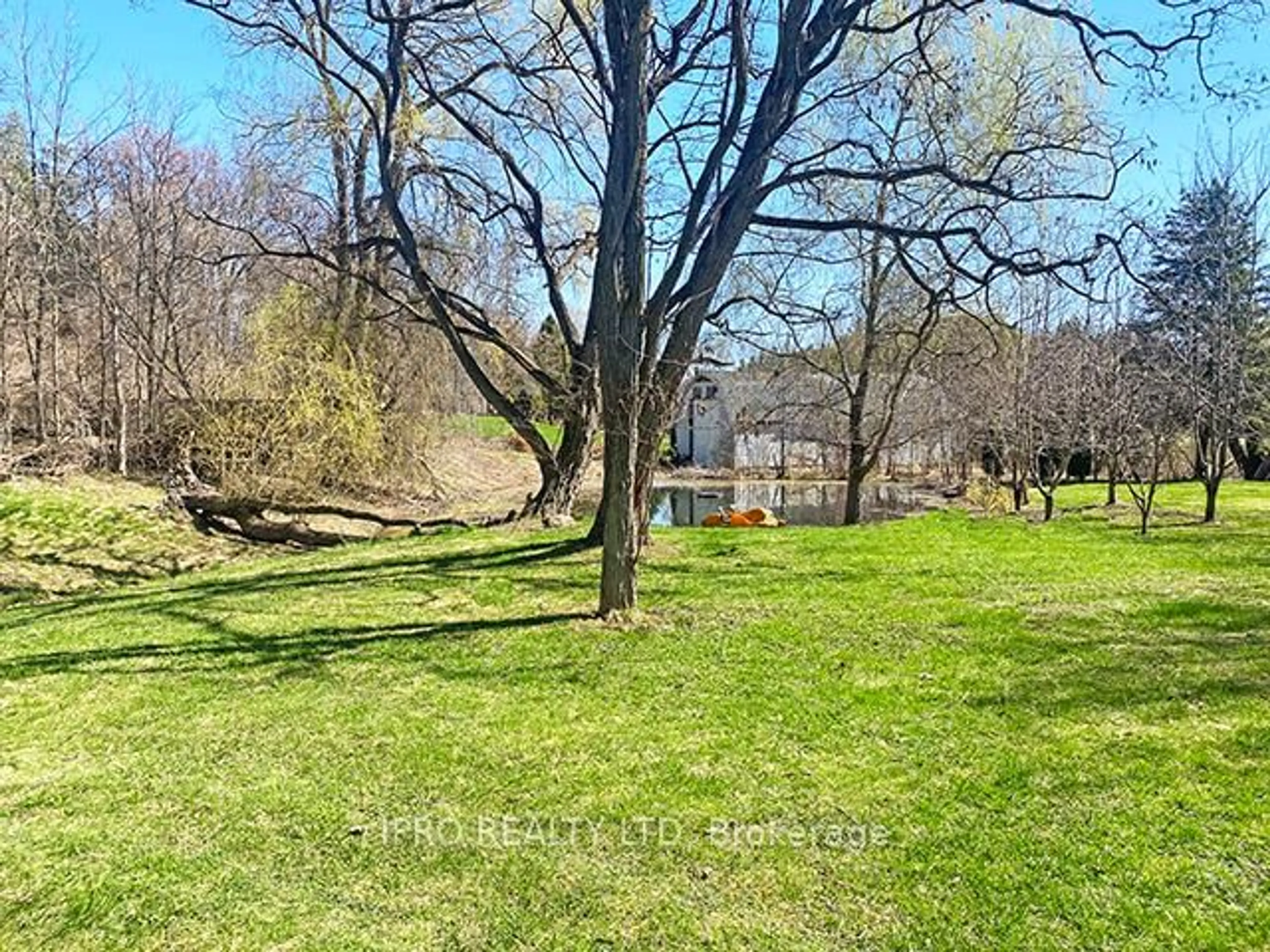A pic from outside/outdoor area/front of a property/back of a property/a pic from drone, forest/trees view for 7454 Old Church Rd, Caledon Ontario L7C 0H5