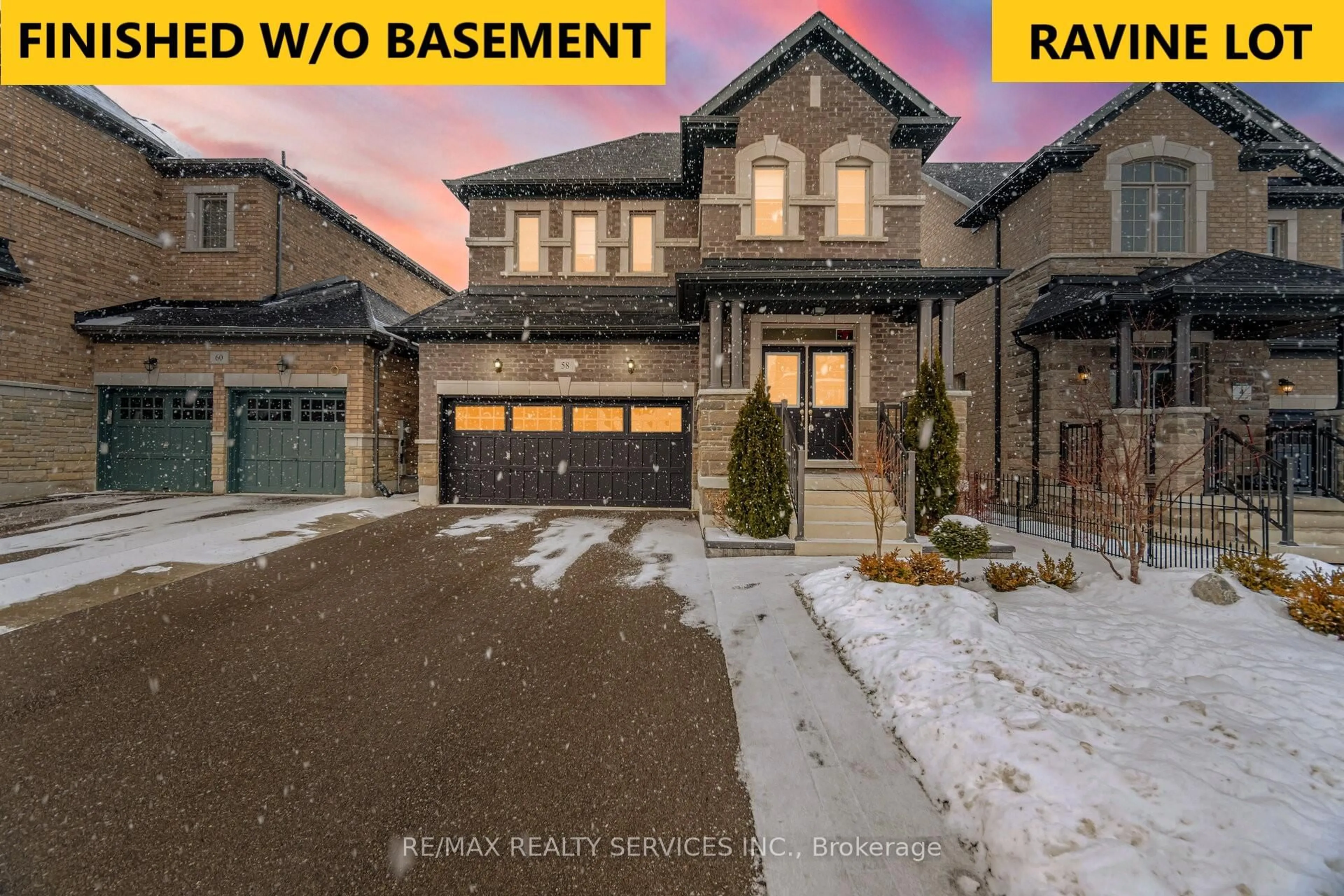 Home with brick exterior material, street for 58 Deer Ridge Tr, Caledon Ontario L7C 3Z6