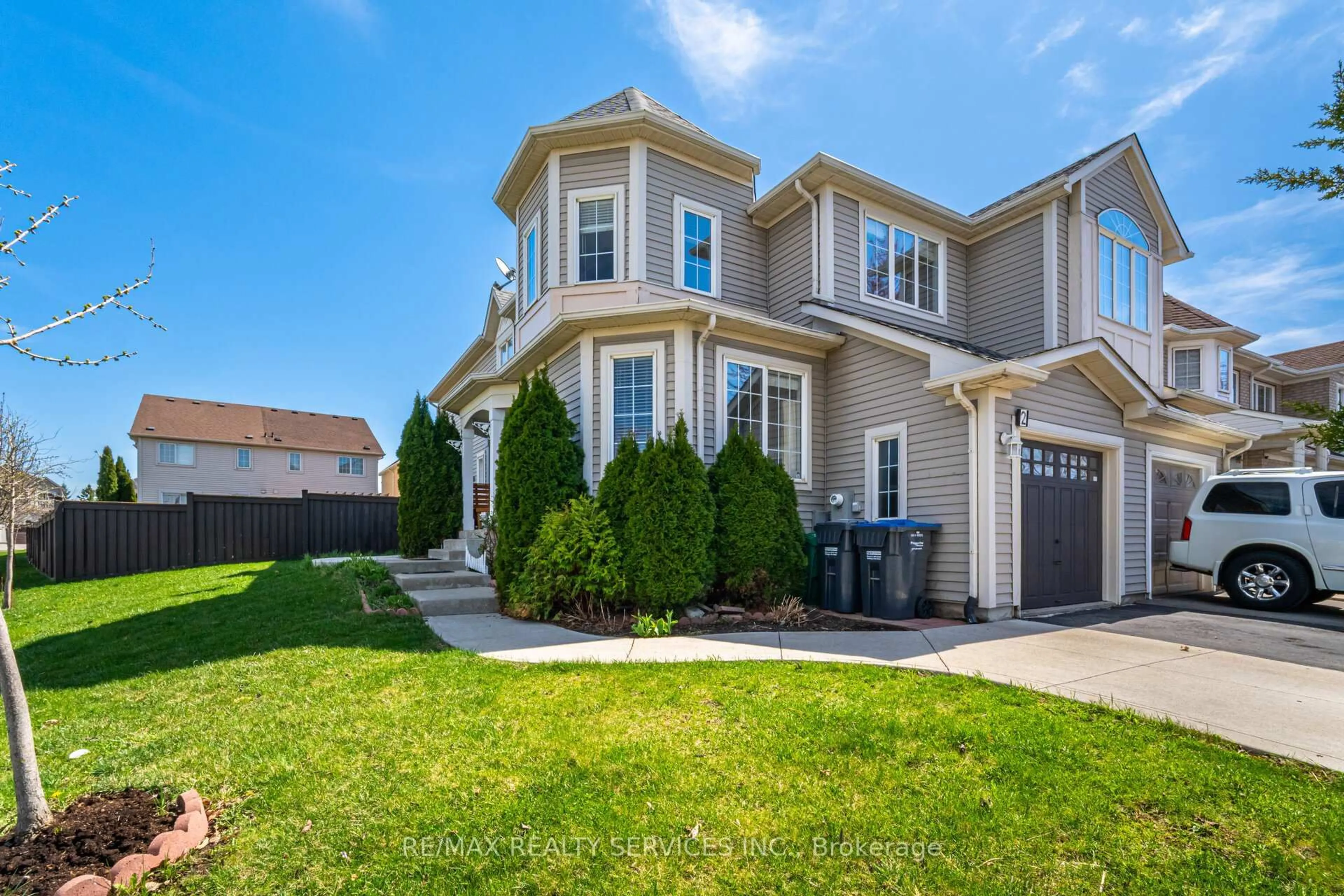 Home with vinyl exterior material, street for 2 Binder Twine Tr, Brampton Ontario L6X 4R5