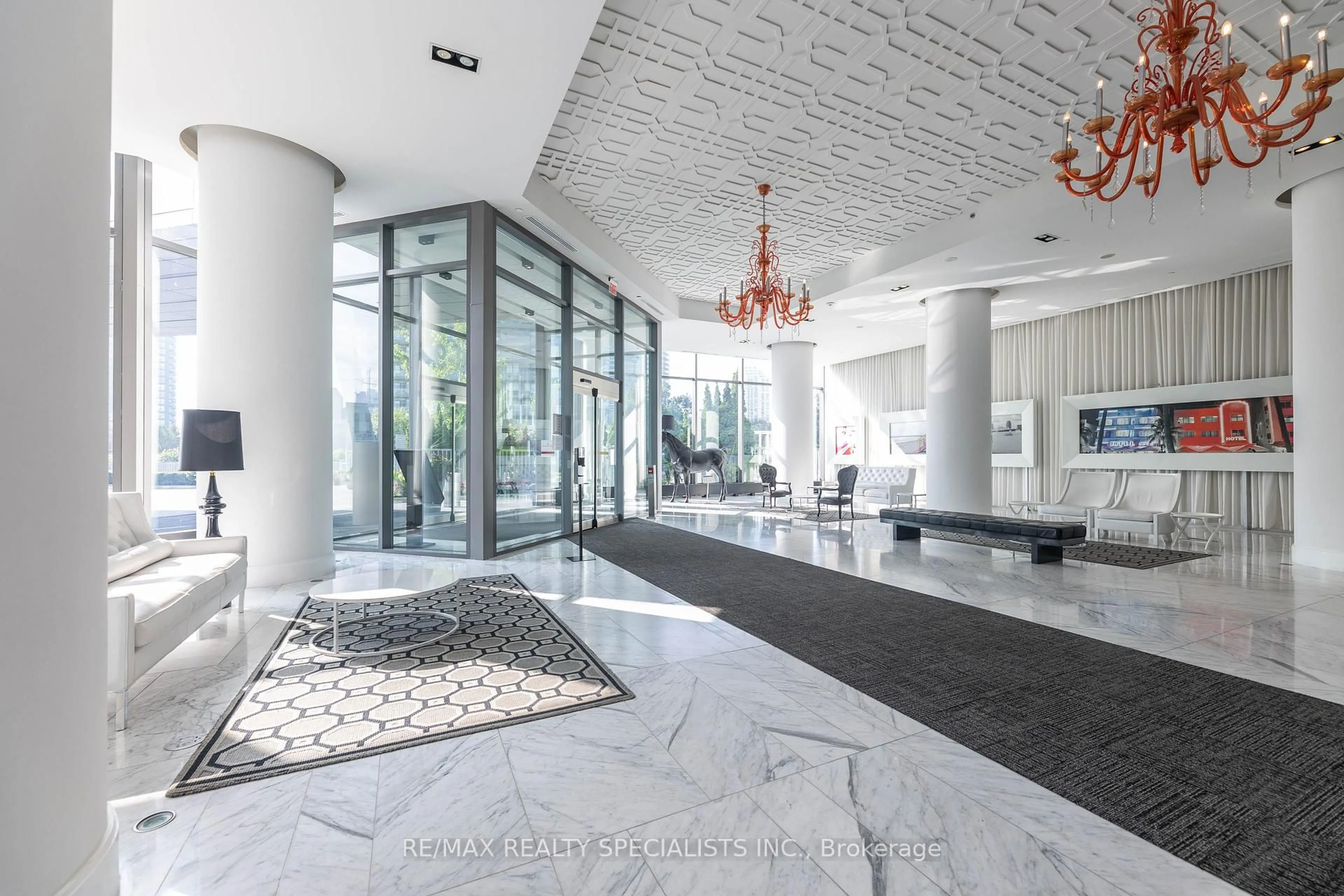 Lobby for 90 PARK LAWN Rd #1212, Toronto Ontario M8Y 0B6