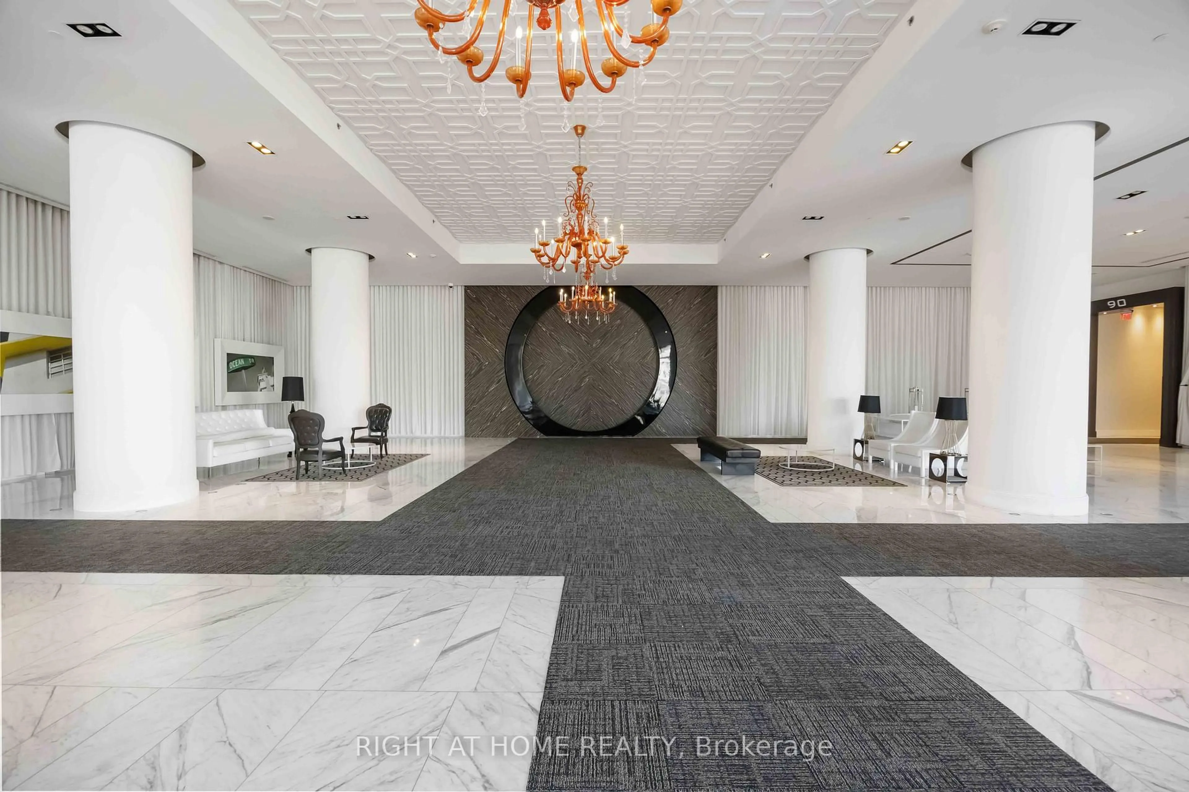 Lobby for 90 Park Lawn Rd #2205, Toronto Ontario M8Y 0B6