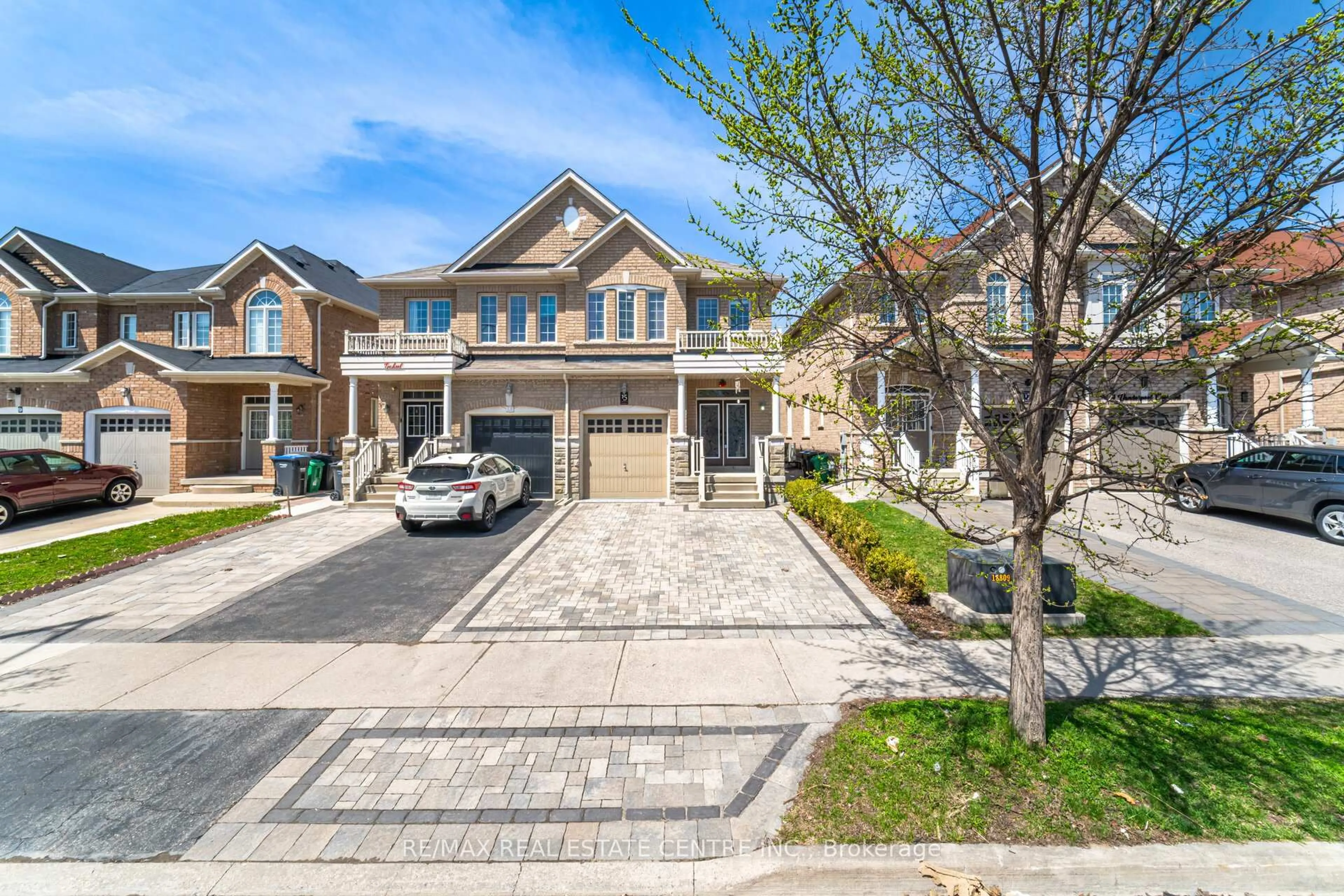 Home with brick exterior material, street for 15 Vanderpool Cres, Brampton Ontario L6P 3W9