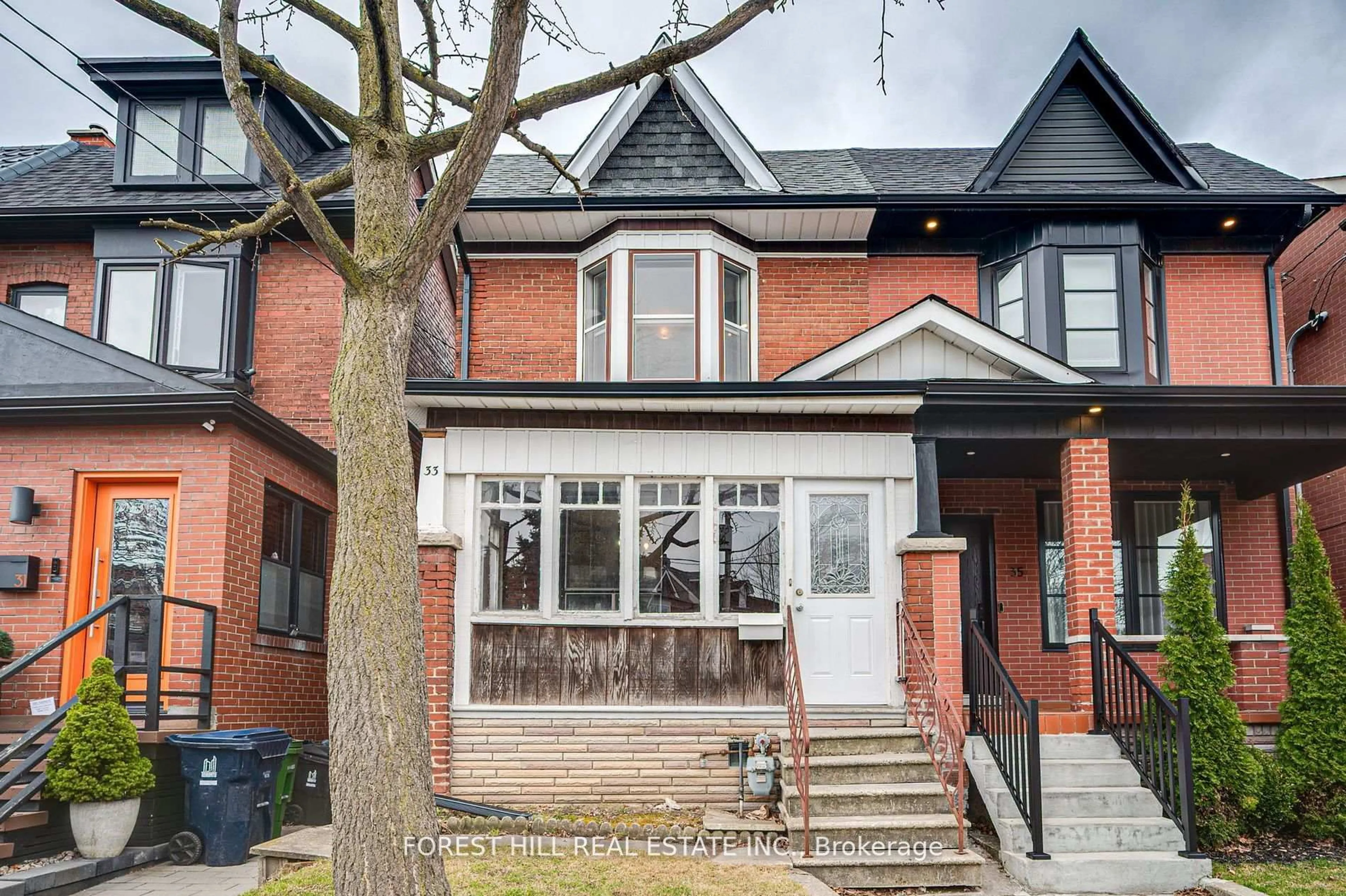 Home with brick exterior material, street for 33 Hounslow Heath Rd, Toronto Ontario M6N 1G7