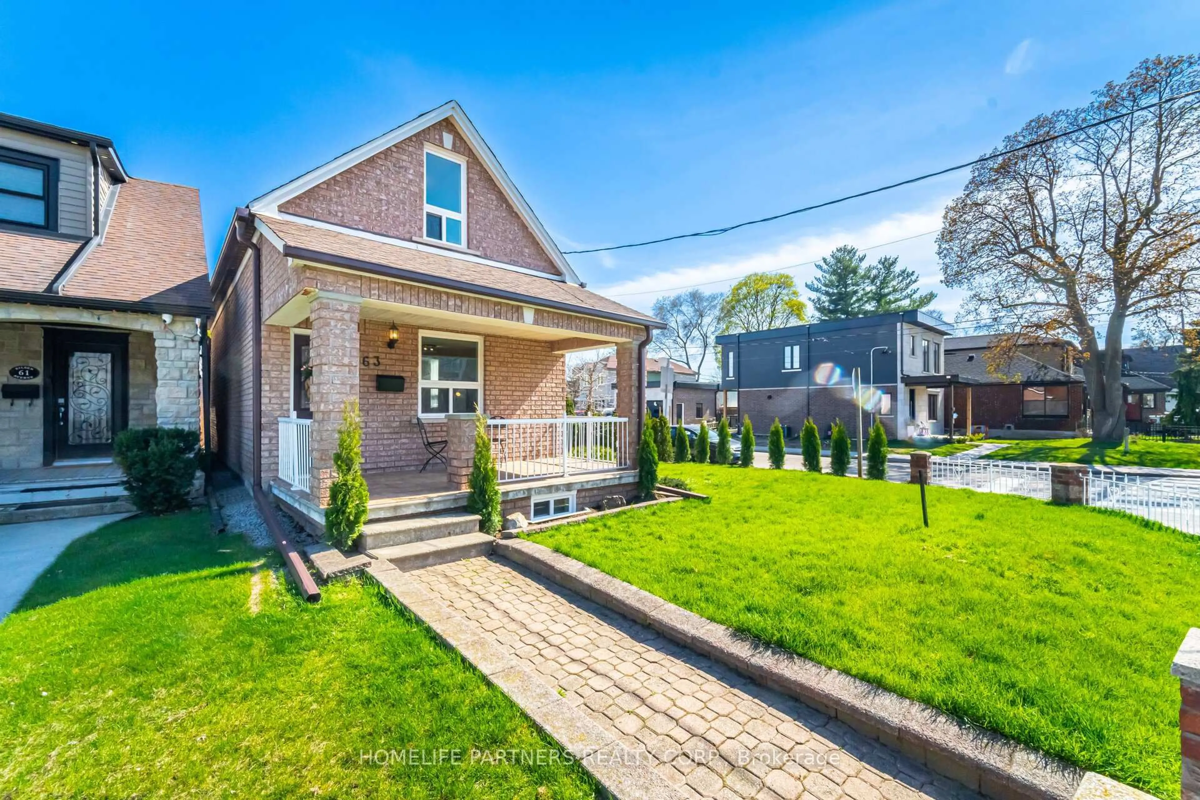 Home with brick exterior material, street for 63 Eileen Ave, Toronto Ontario M6N 1V7