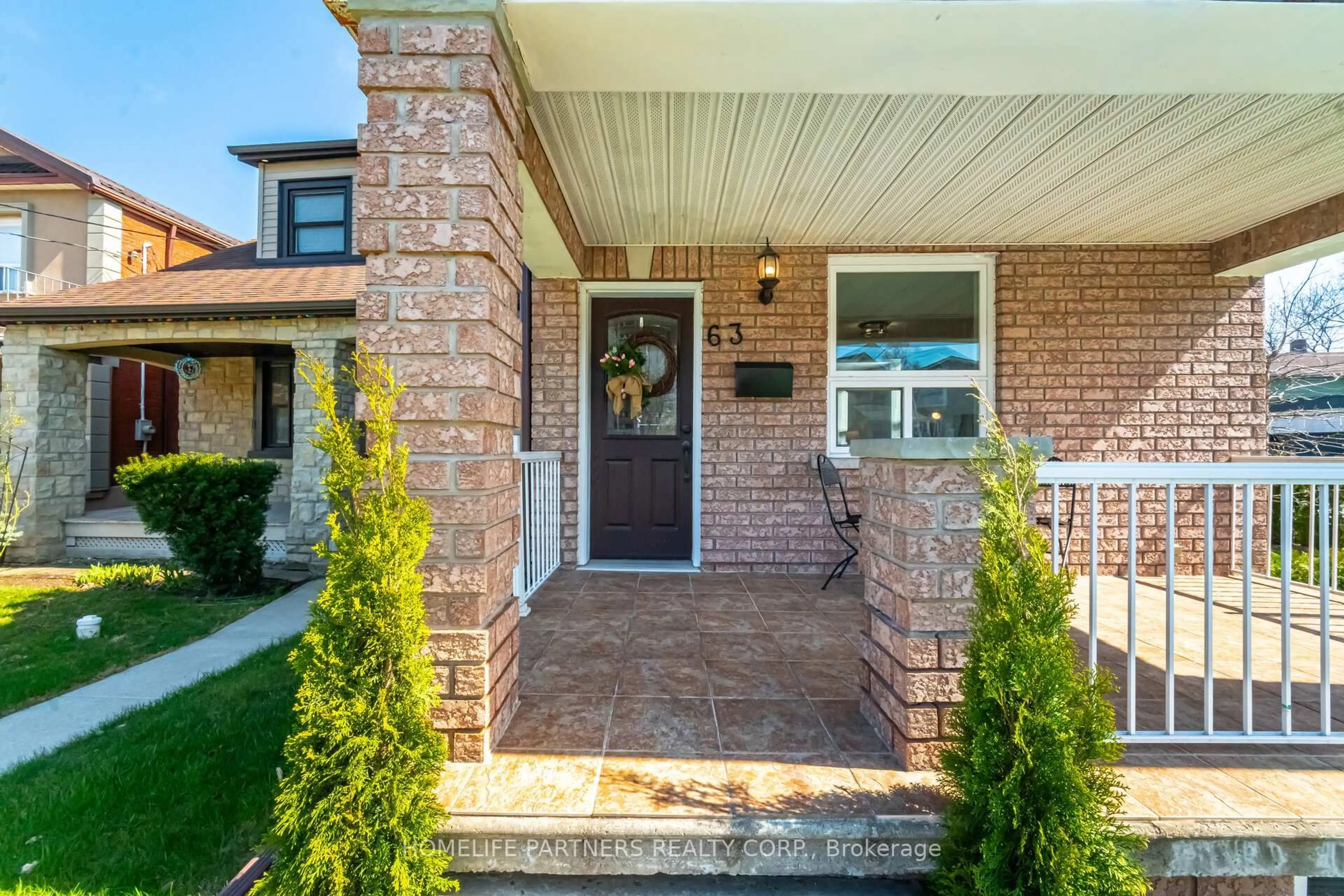 Home with brick exterior material, street for 63 Eileen Ave, Toronto Ontario M6N 1V7