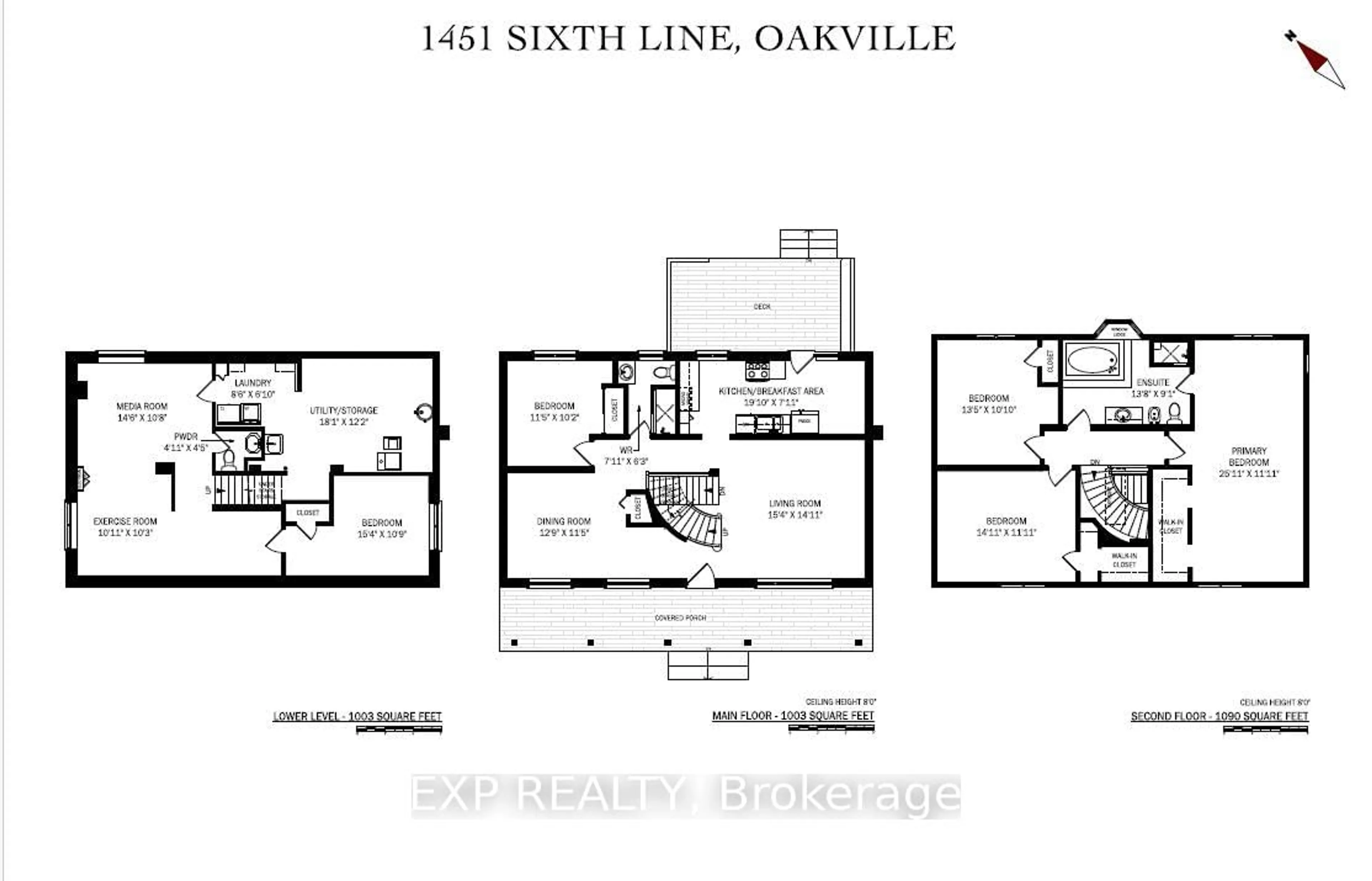 Floor plan for 1451 Sixth Line, Oakville Ontario L6H 1X6