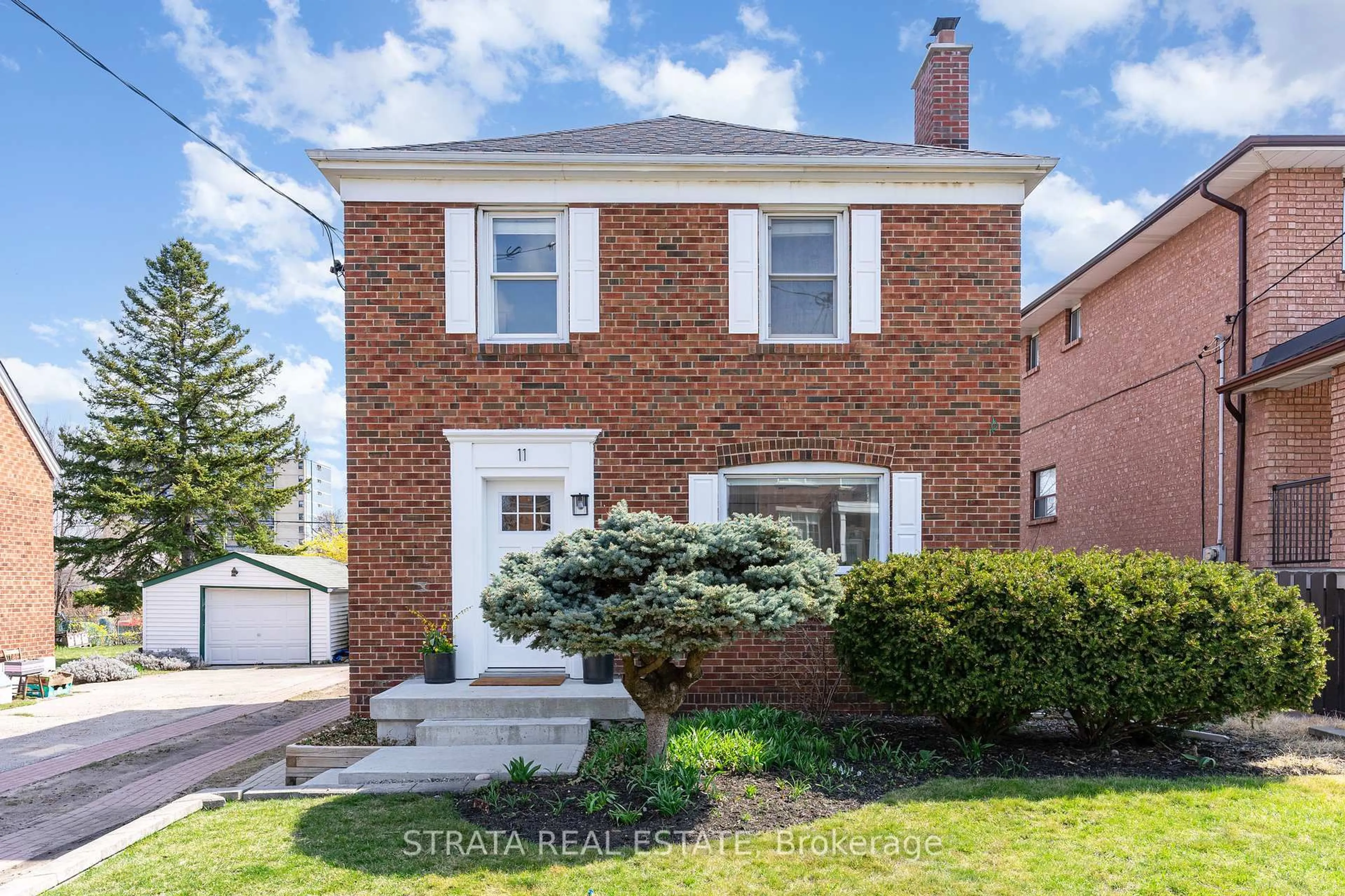 Home with brick exterior material, street for 11 Duern St, Toronto Ontario M6N 4G6