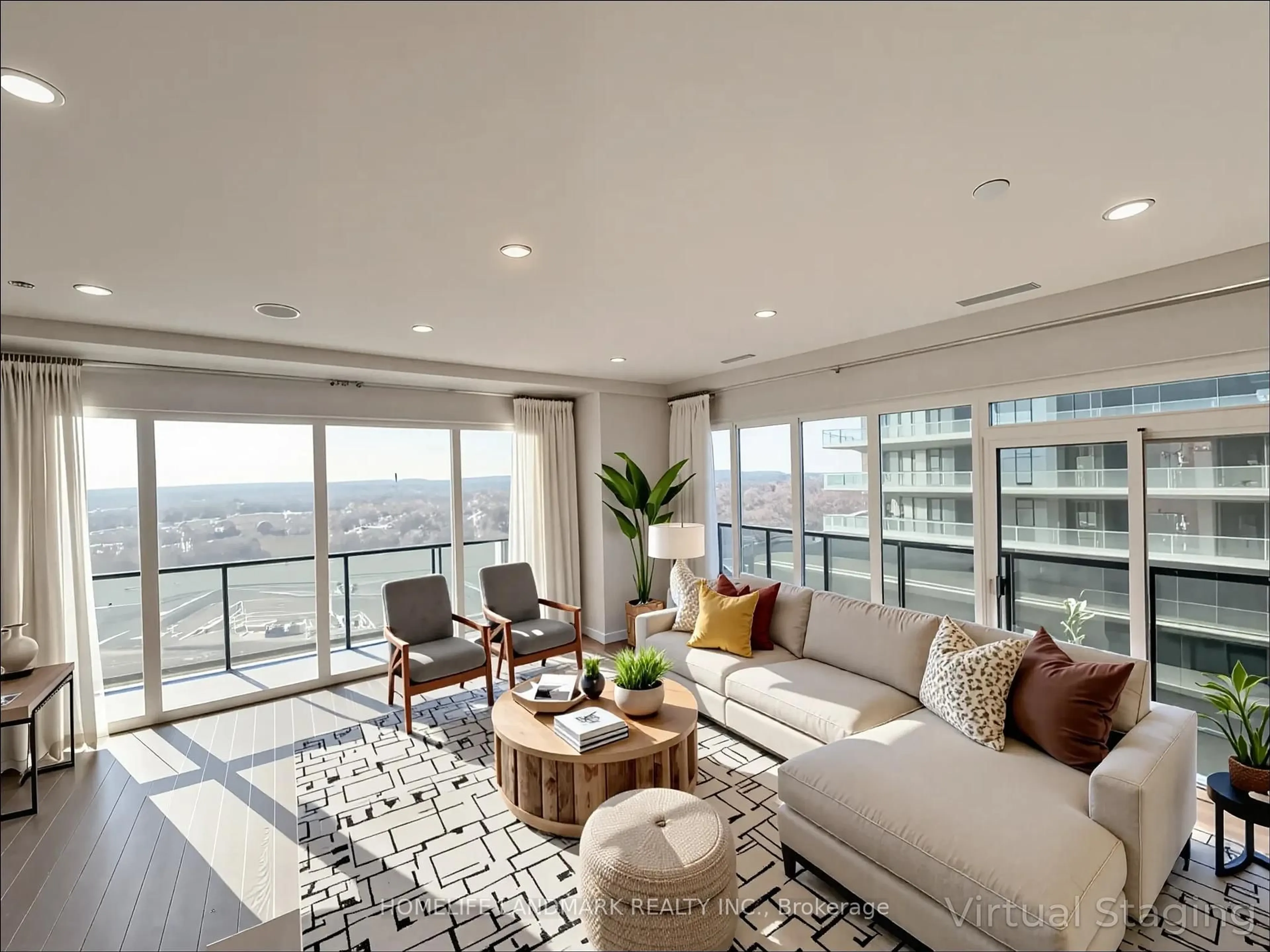 Living room with furniture, unknown for 56 Annie Craig Dr #LPH05, Toronto Ontario M8V 0C8