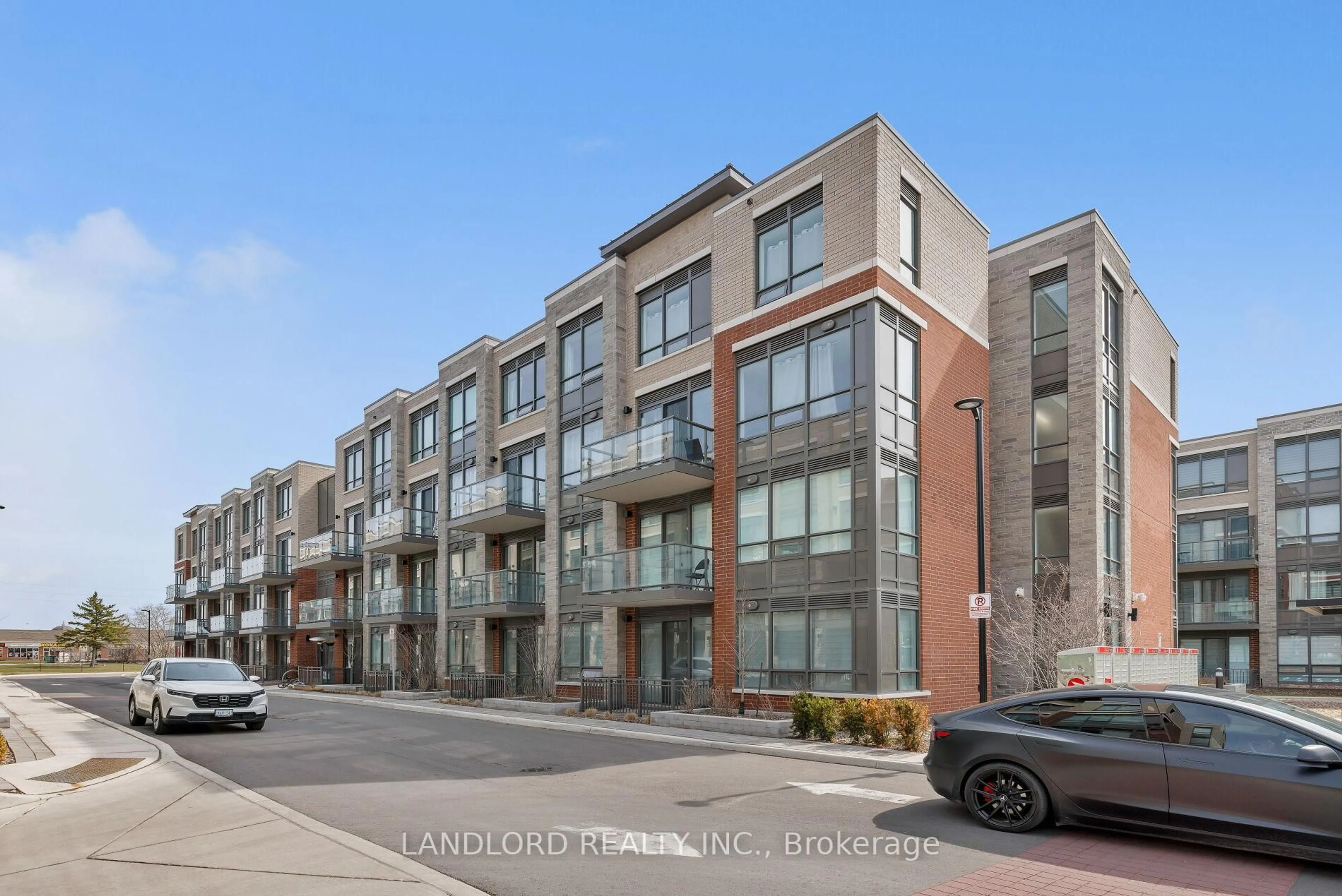 A pic from outside/outdoor area/front of a property/back of a property/a pic from drone, street for 85 Attmar Dr #330, Brampton Ontario L6P 0Y6