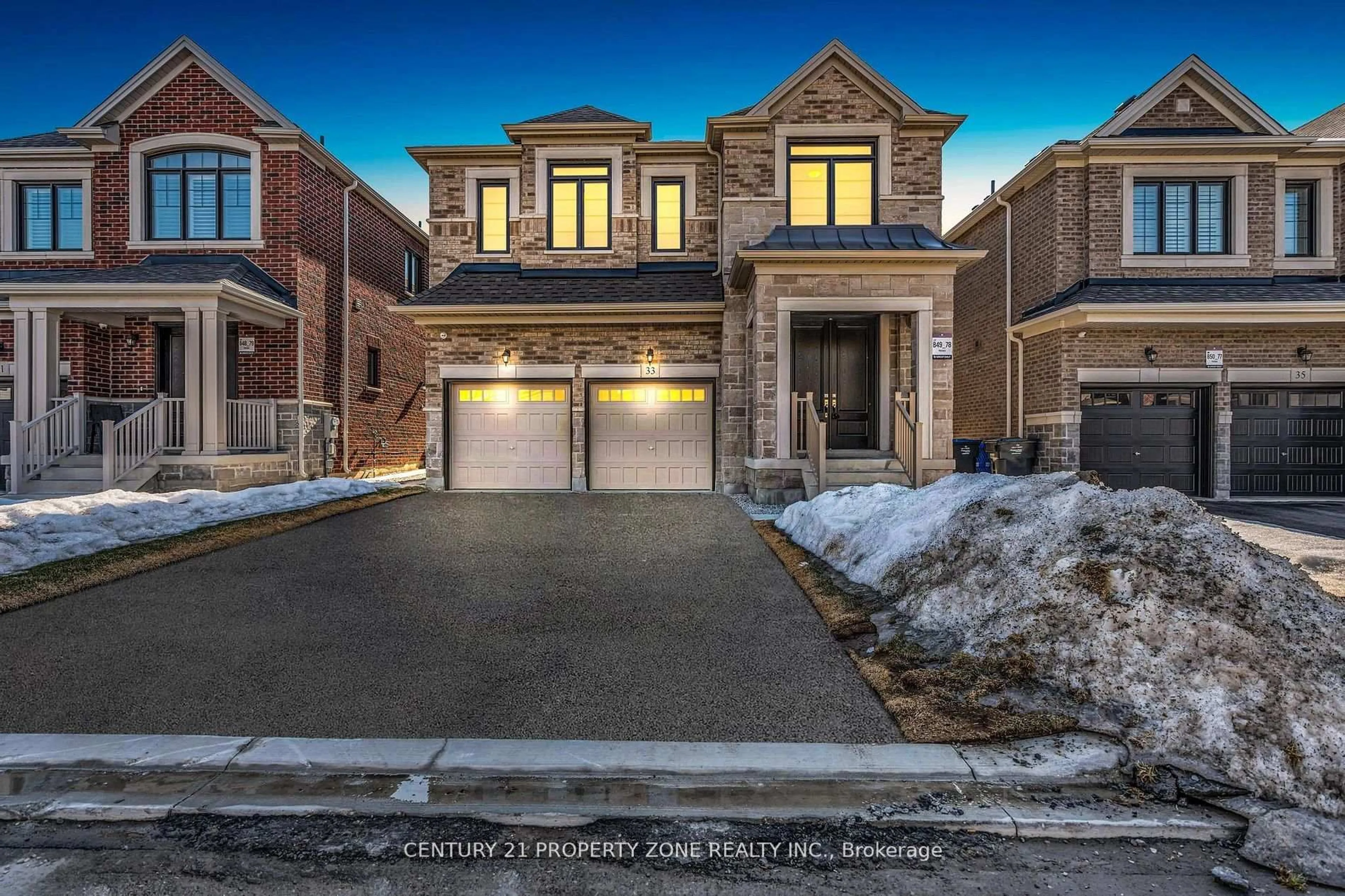 Home with brick exterior material, street for 33 Gladmary Dr, Brampton Ontario L6Y 6K9