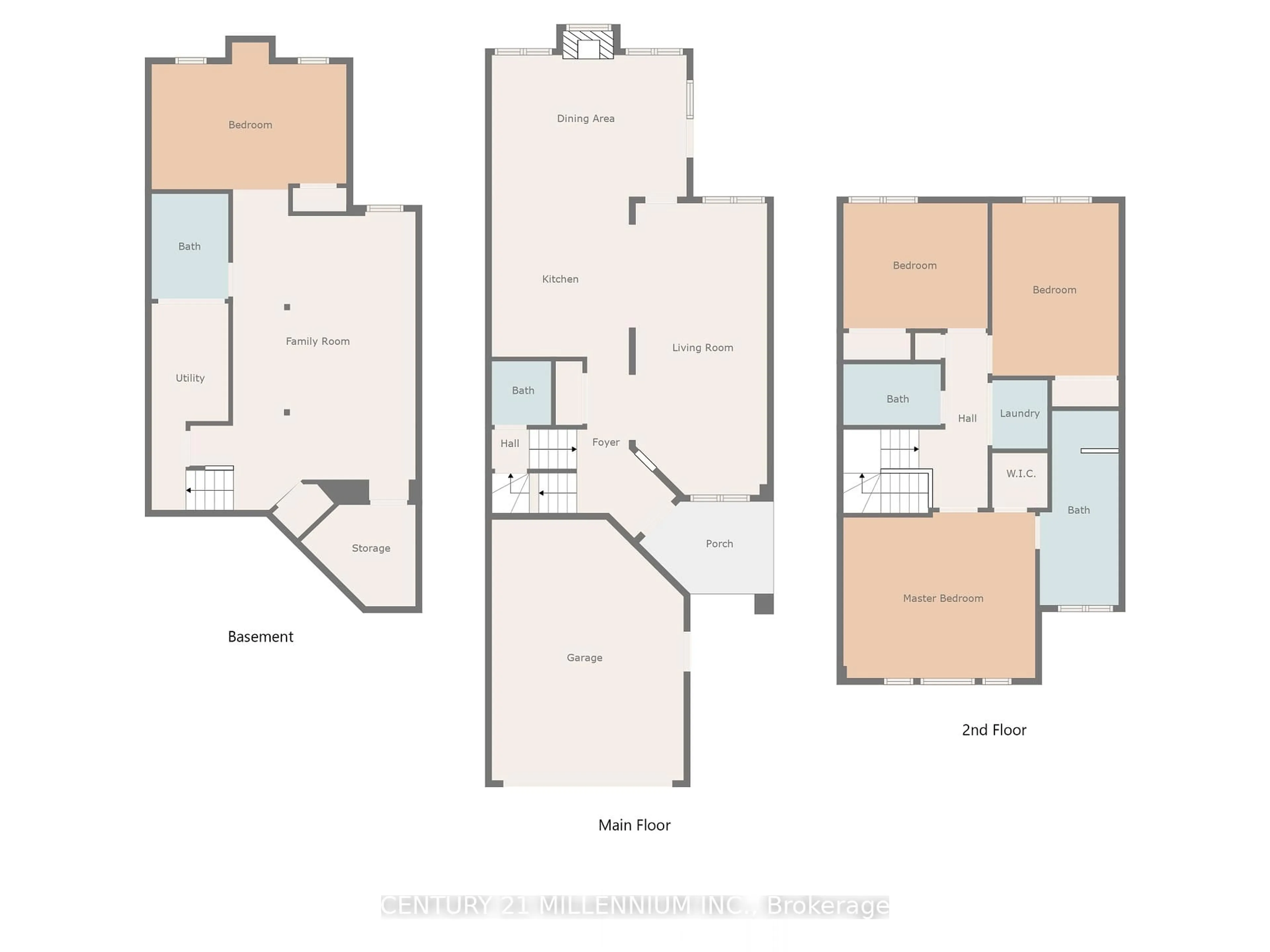 Floor plan for 88 Eaton St, Halton Hills Ontario L7G 5T2