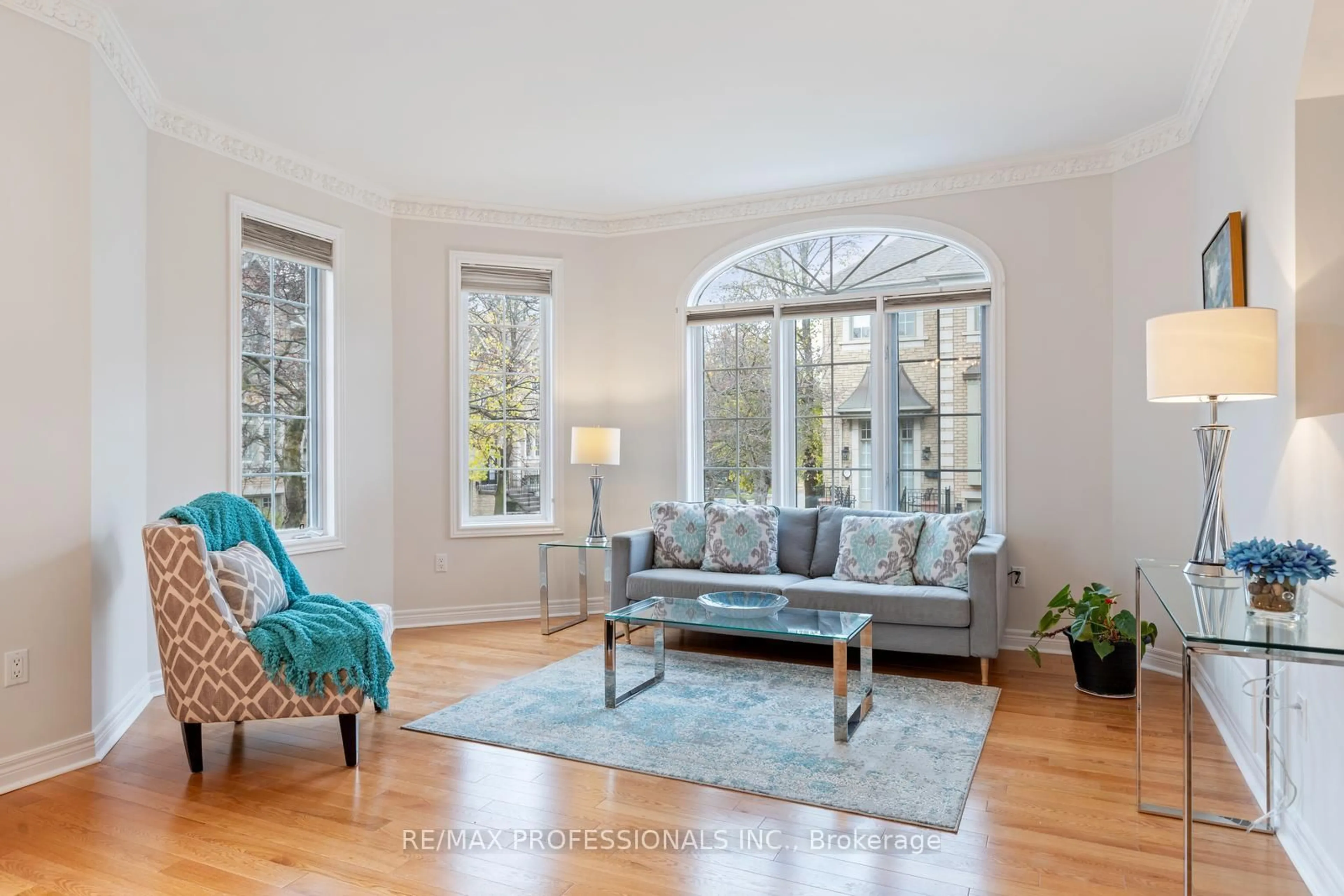 Living room with furniture, unknown for 189 La Rose Ave #22, Toronto Ontario M9P 3W1