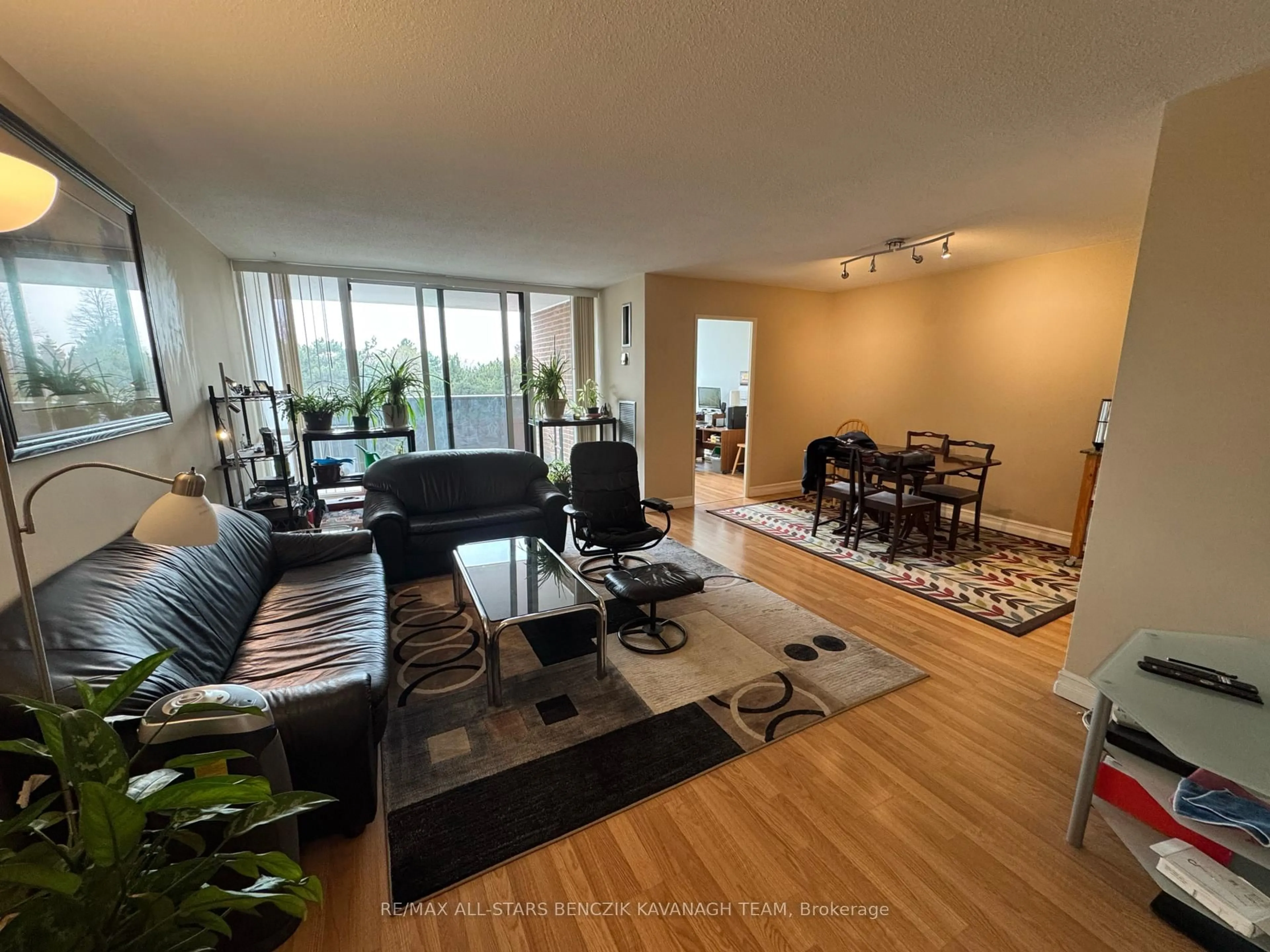 Living room with furniture, unknown for 625 The West Mall N/A #303, Toronto Ontario M9C 4W9