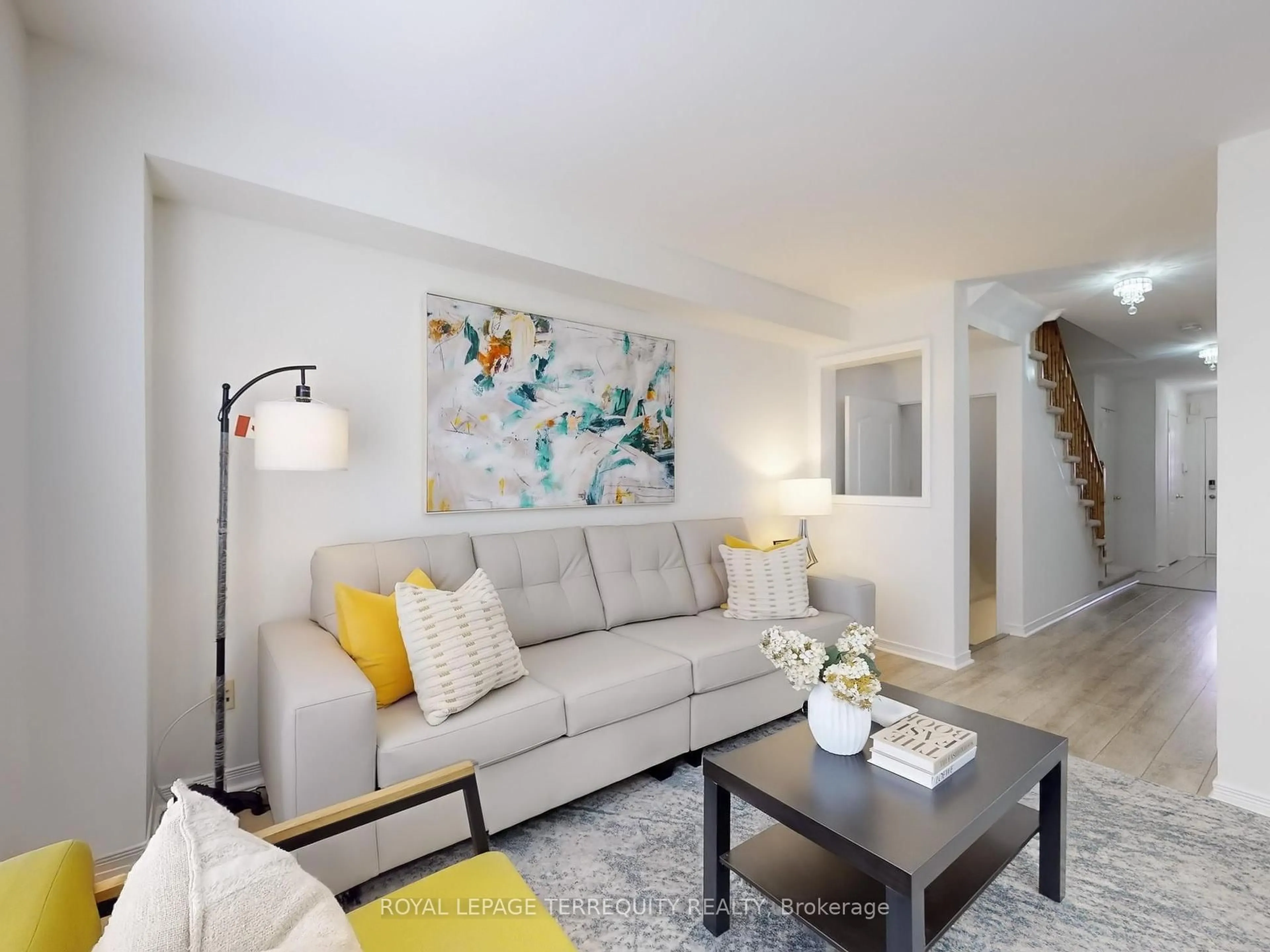 Living room with furniture, unknown for 6399 Spinnaker Circ #57, Mississauga Ontario L5W 1Z5