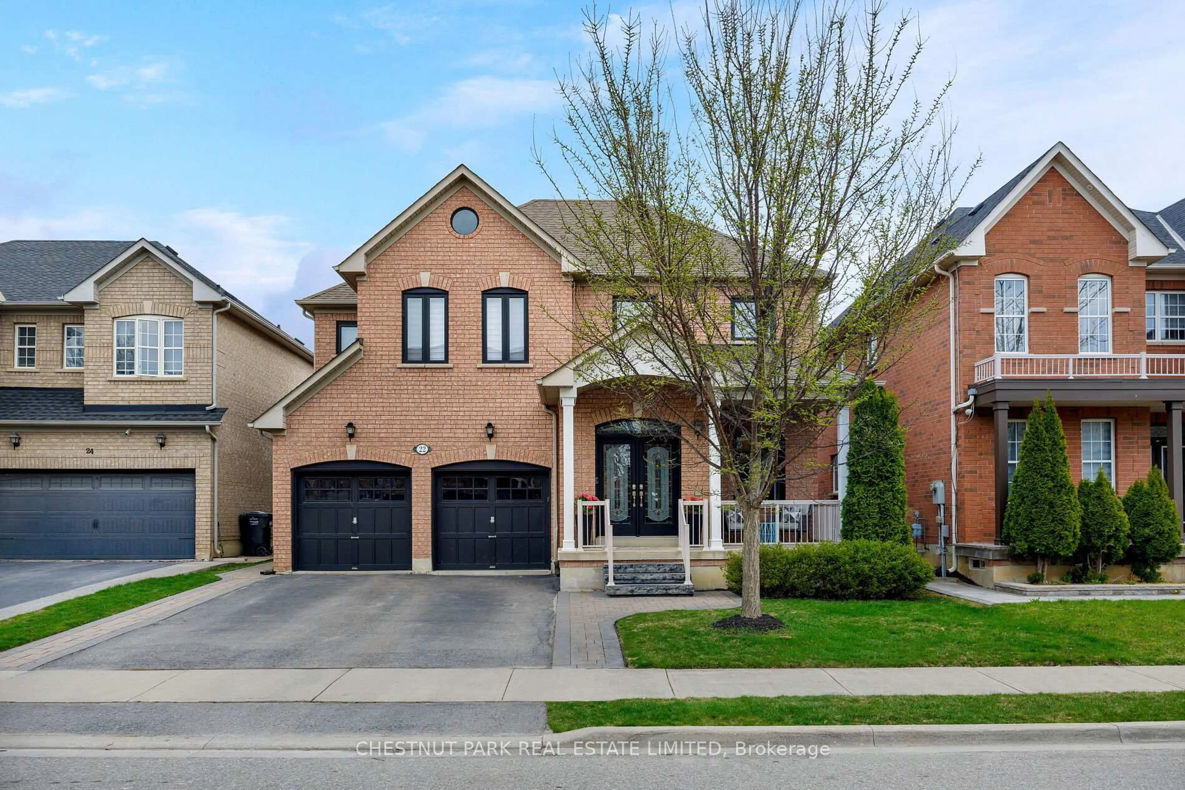 Home with brick exterior material, street for 22 Carmel Cres, Brampton Ontario L6P 1Y1