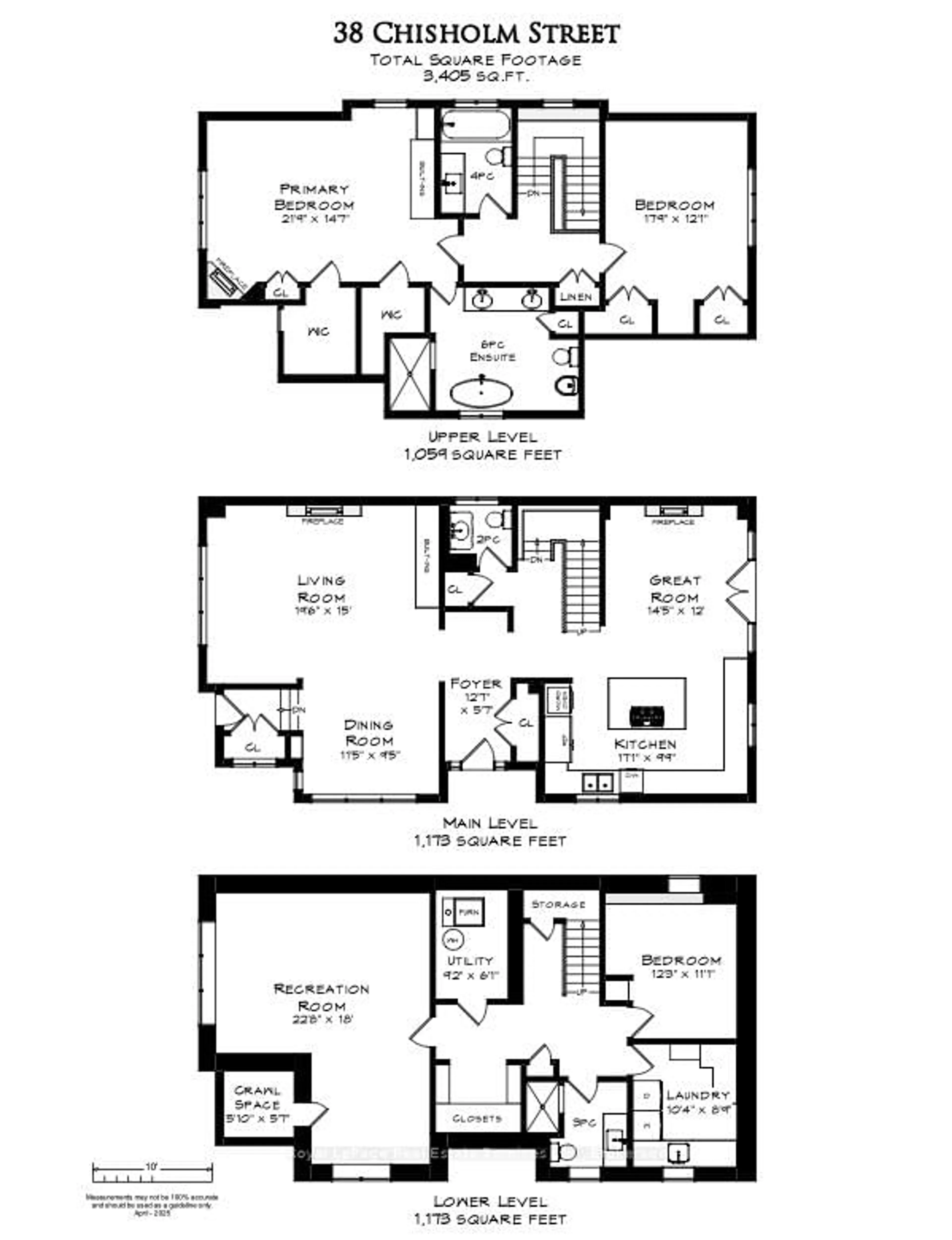 Floor plan for 38 Chisholm St, Oakville Ontario L6K 3H5