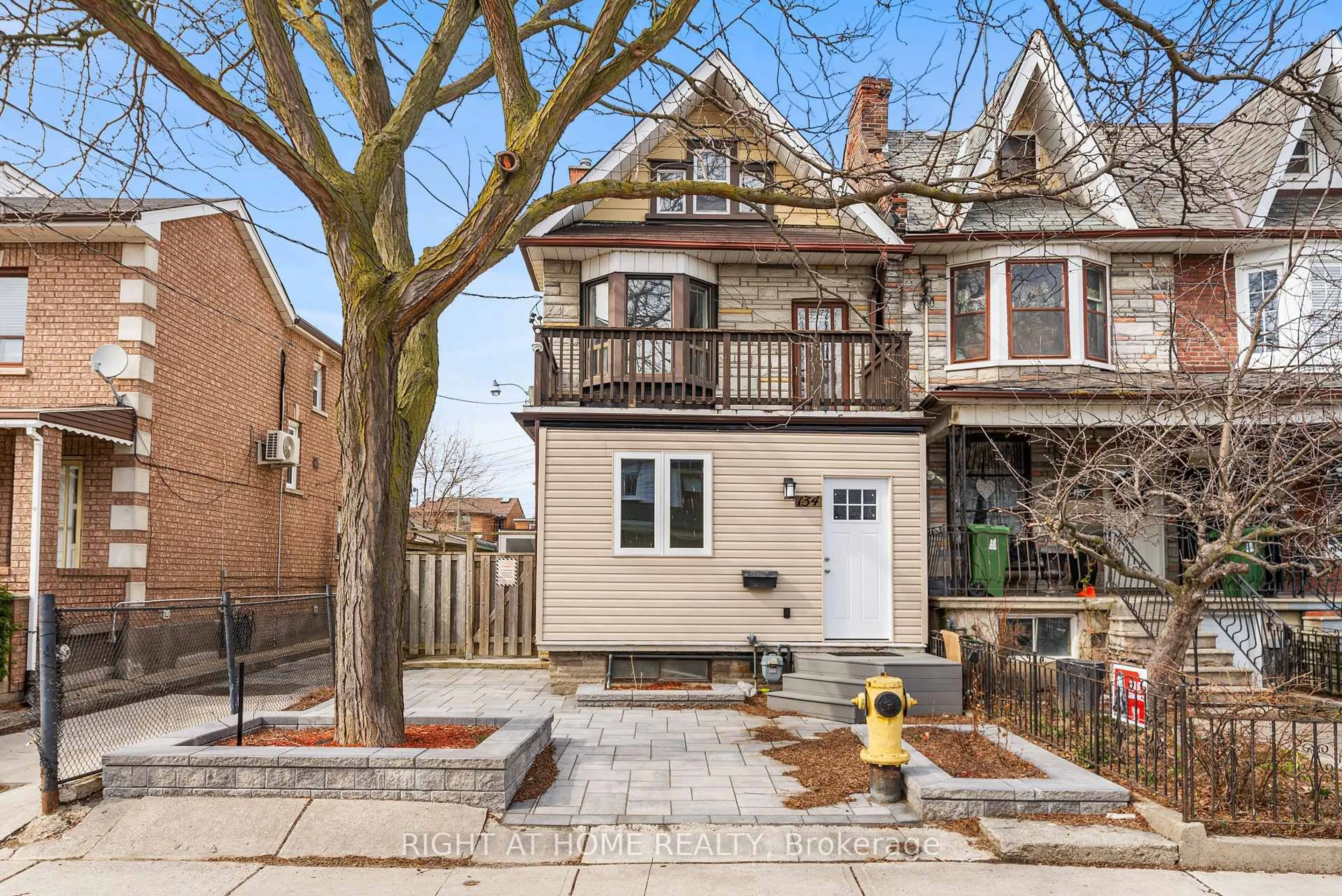 Home with brick exterior material, street for 134 Millicent St, Toronto Ontario M6H 1W4