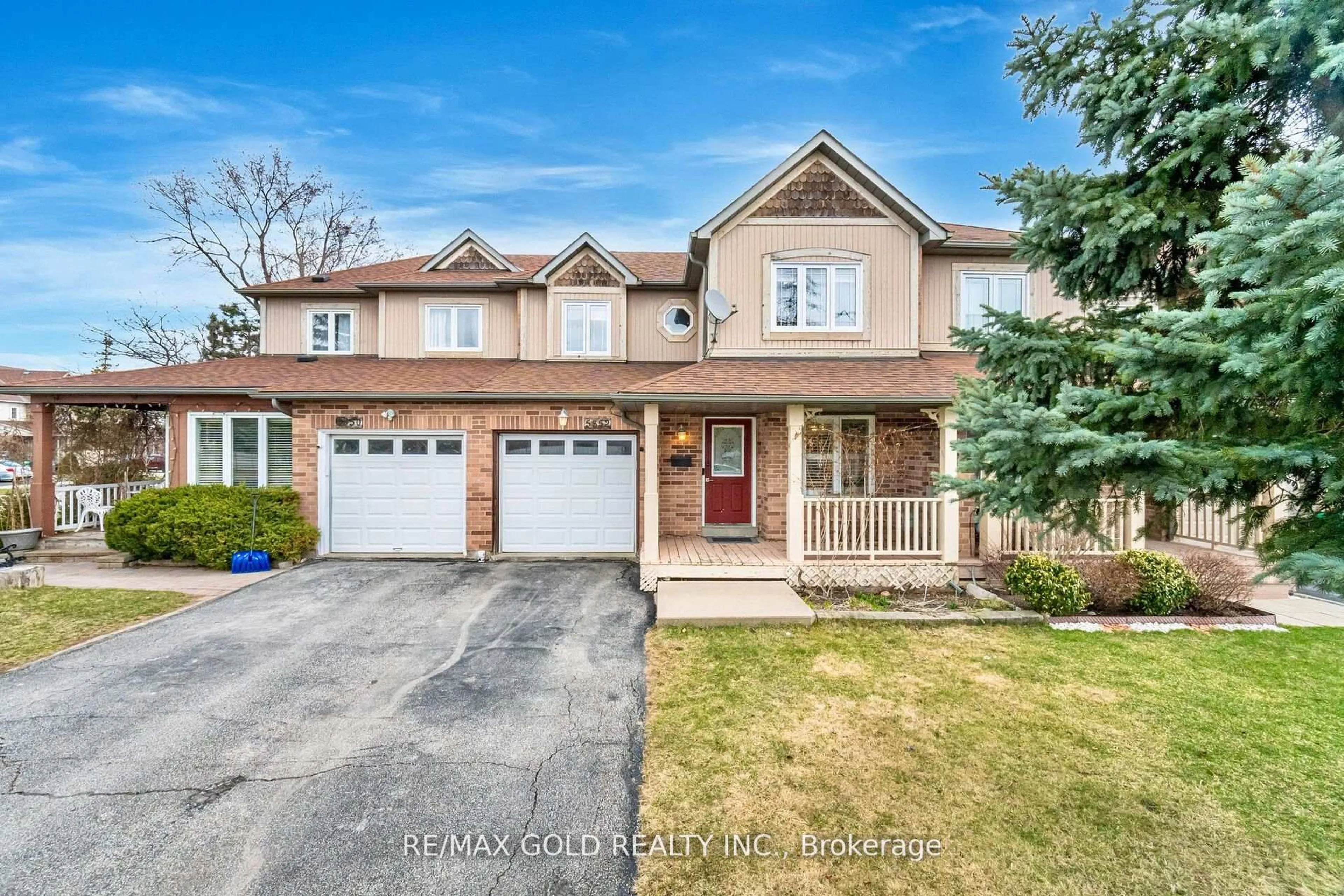 Home with brick exterior material, street for 5352 Bushelgrove Circ, Mississauga Ontario L5M 6B8