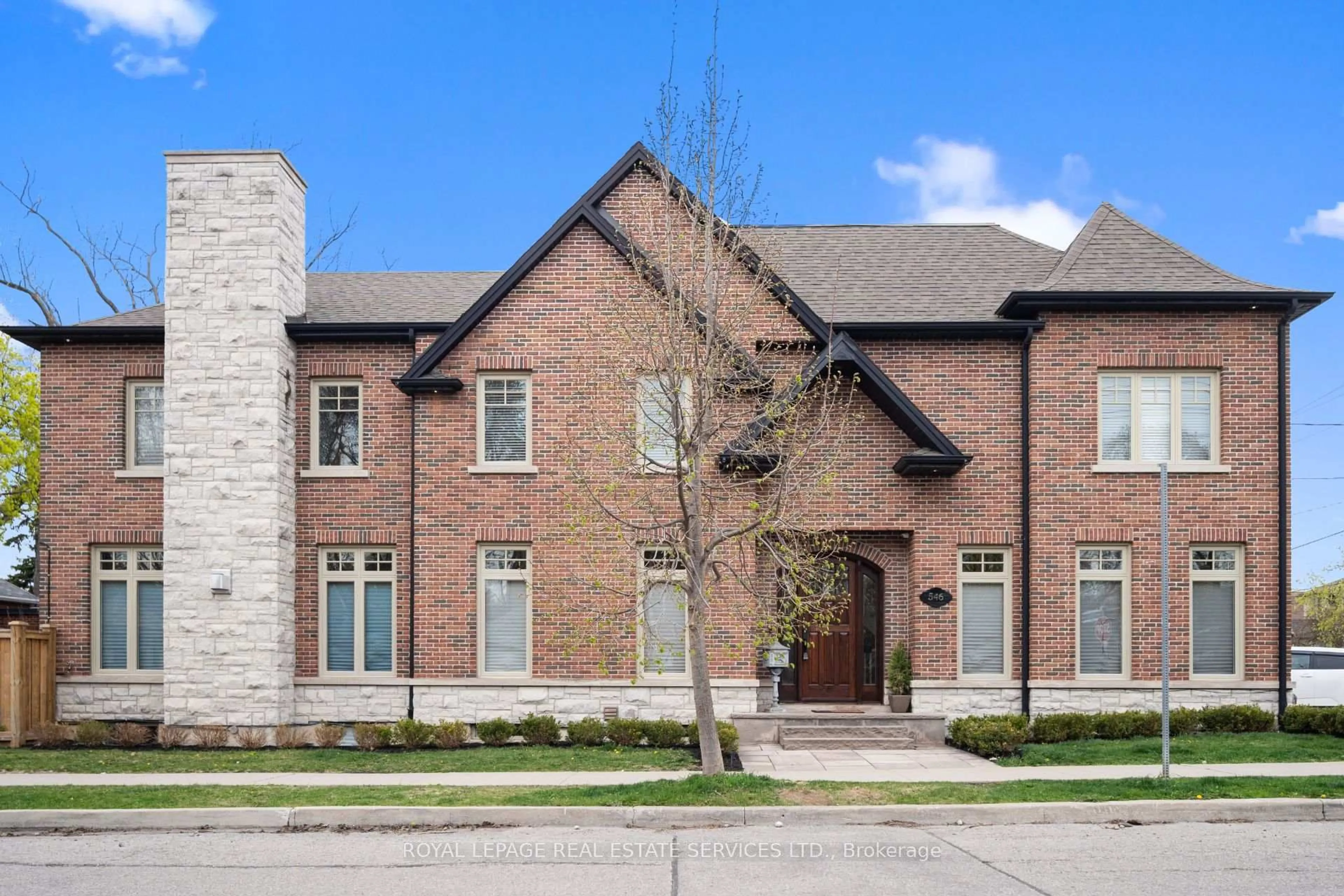 Home with brick exterior material, street for 546 Prince Edward Dr, Toronto Ontario M8X 2M7