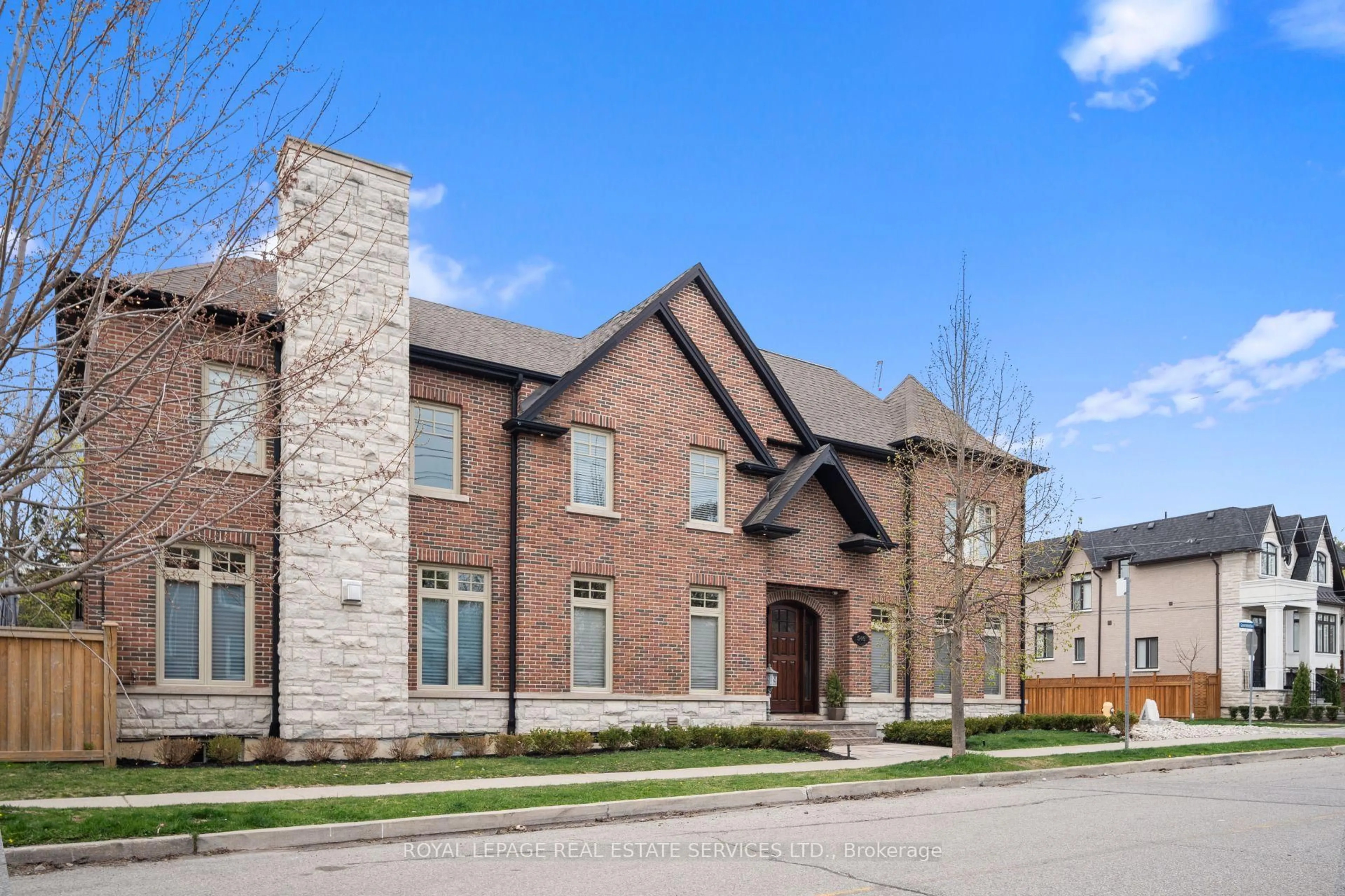 Home with brick exterior material, street for 546 Prince Edward Dr, Toronto Ontario M8X 2M7