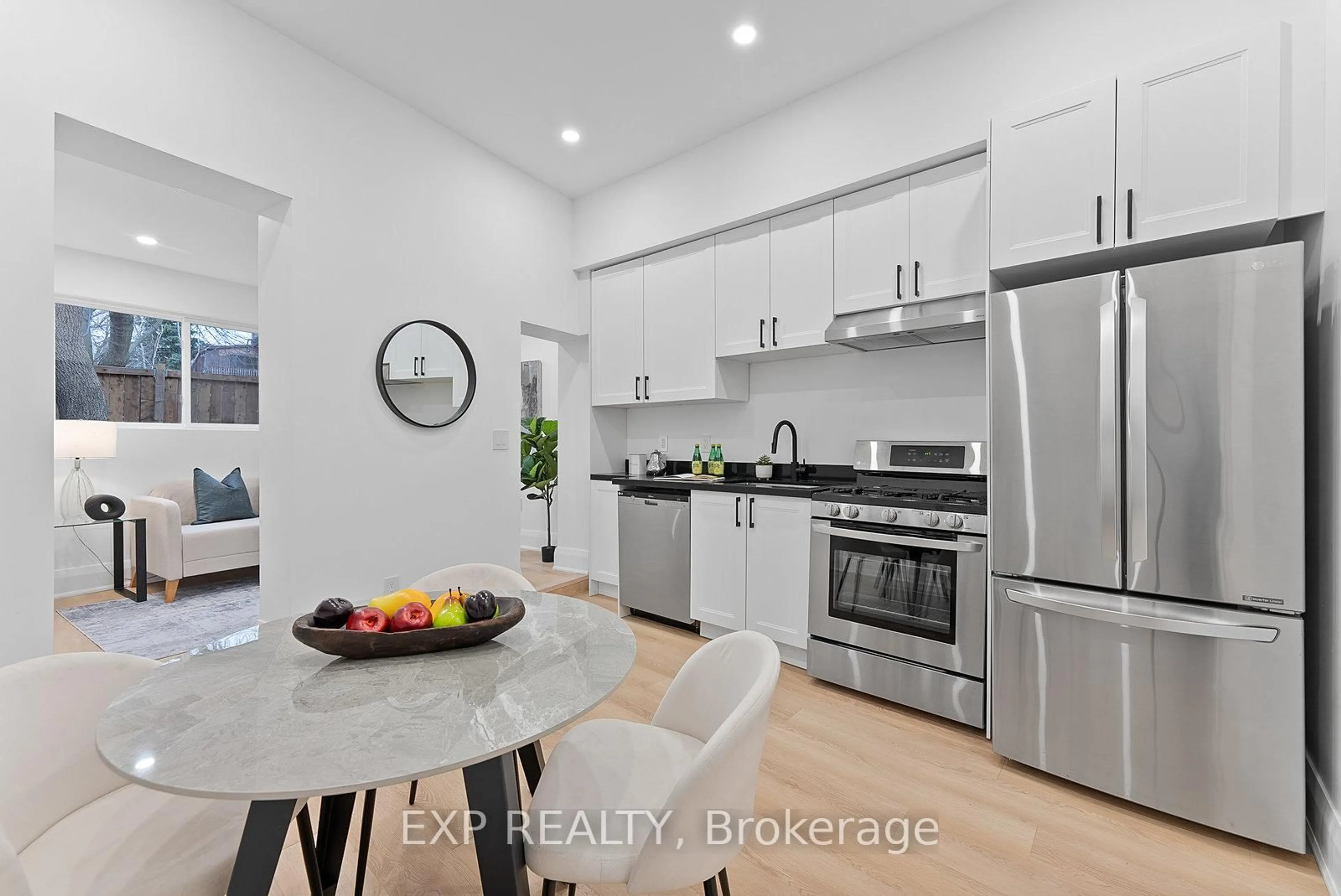 Open concept kitchen, unknown for 2555 Dundas St, Toronto Ontario M6P 1X6