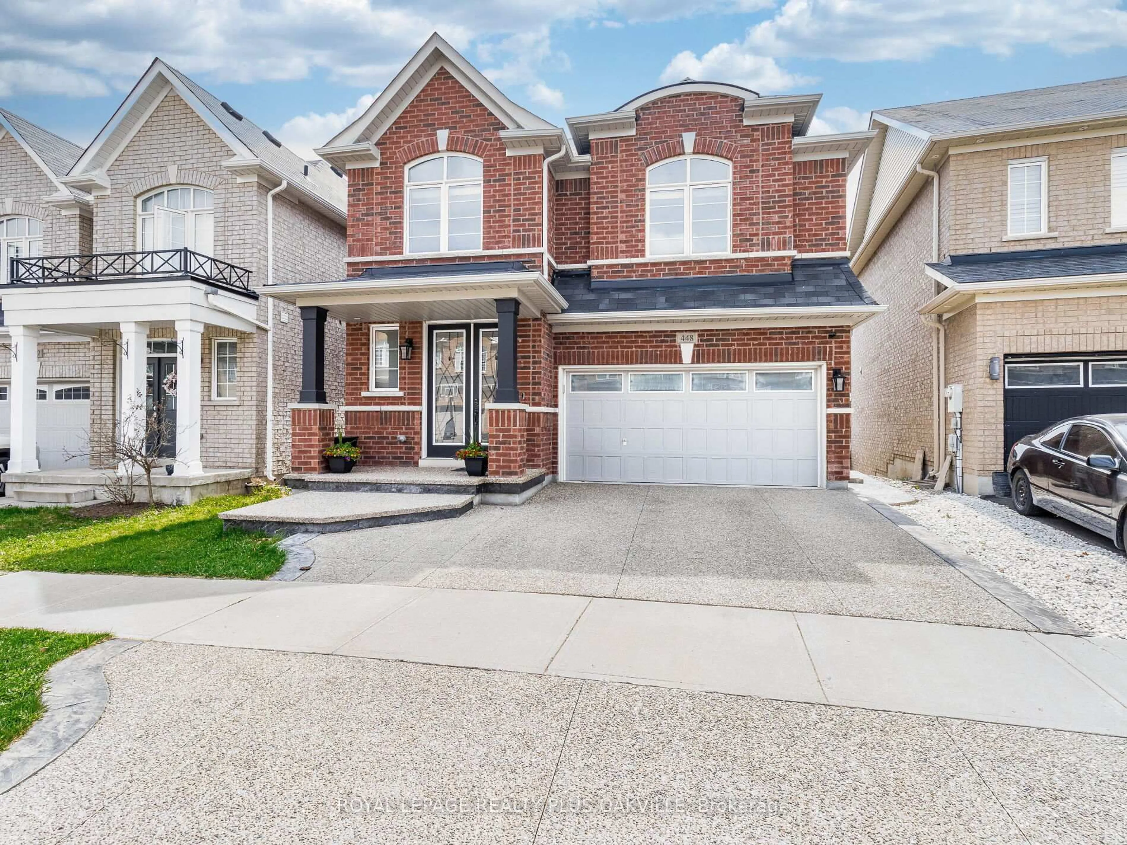 Home with brick exterior material, street for 448 McGibbon Dr, Milton Ontario L9T 8T7