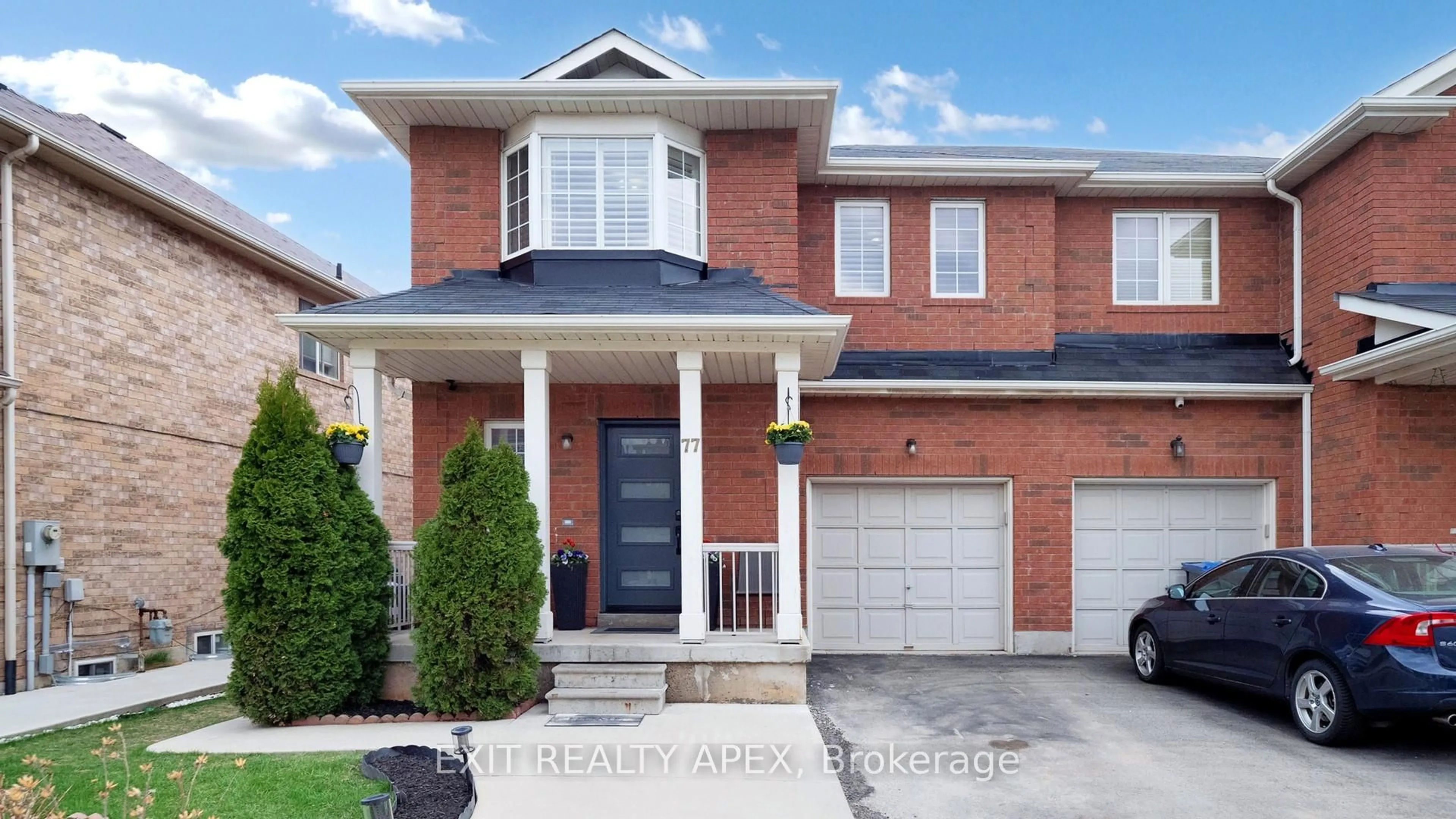 Home with brick exterior material, street for 77 Commodore Dr, Brampton Ontario L6X 0T4