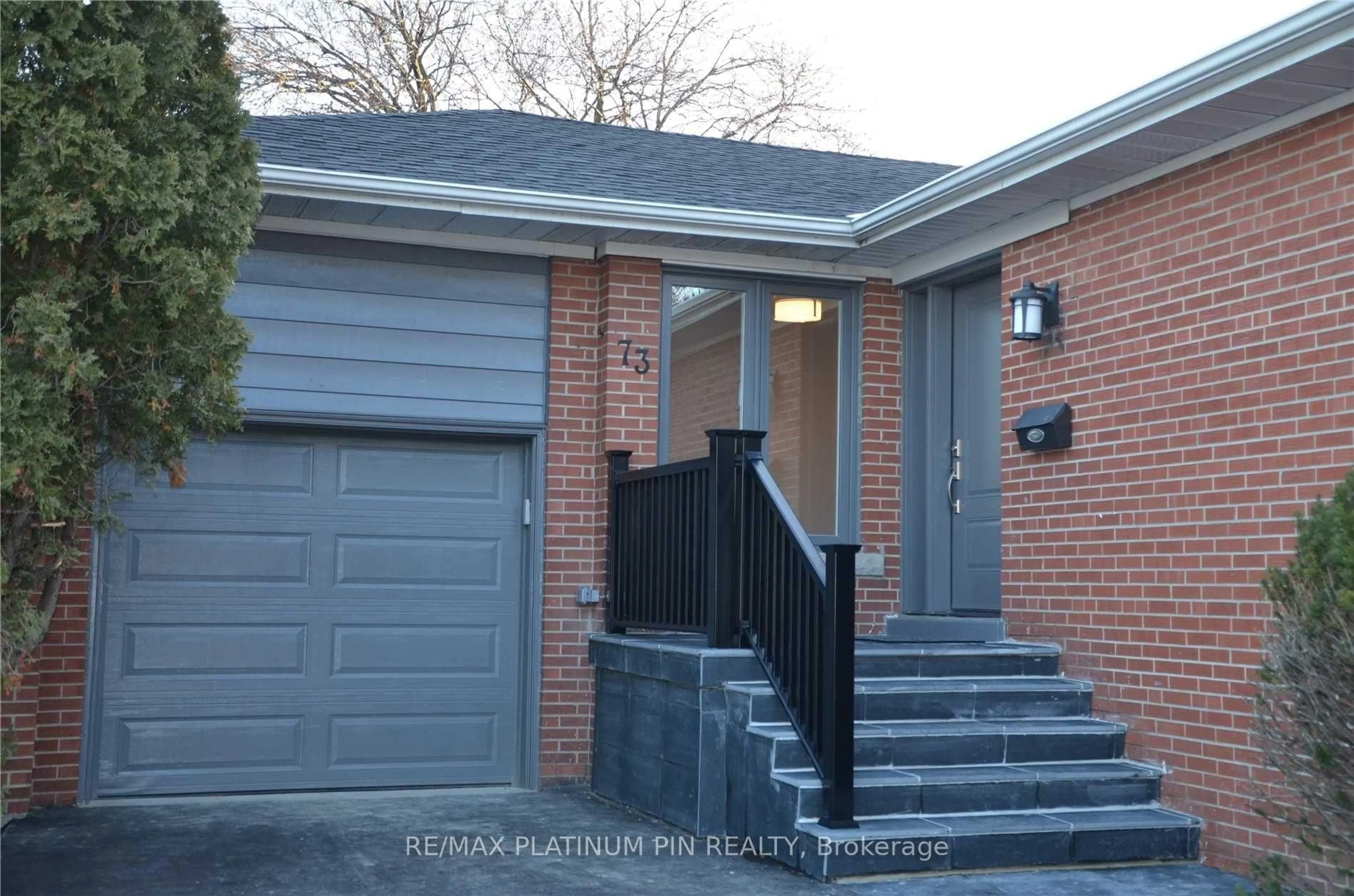 Home with brick exterior material, street for 73 Lavington Dr, Toronto Ontario M9R 2H3