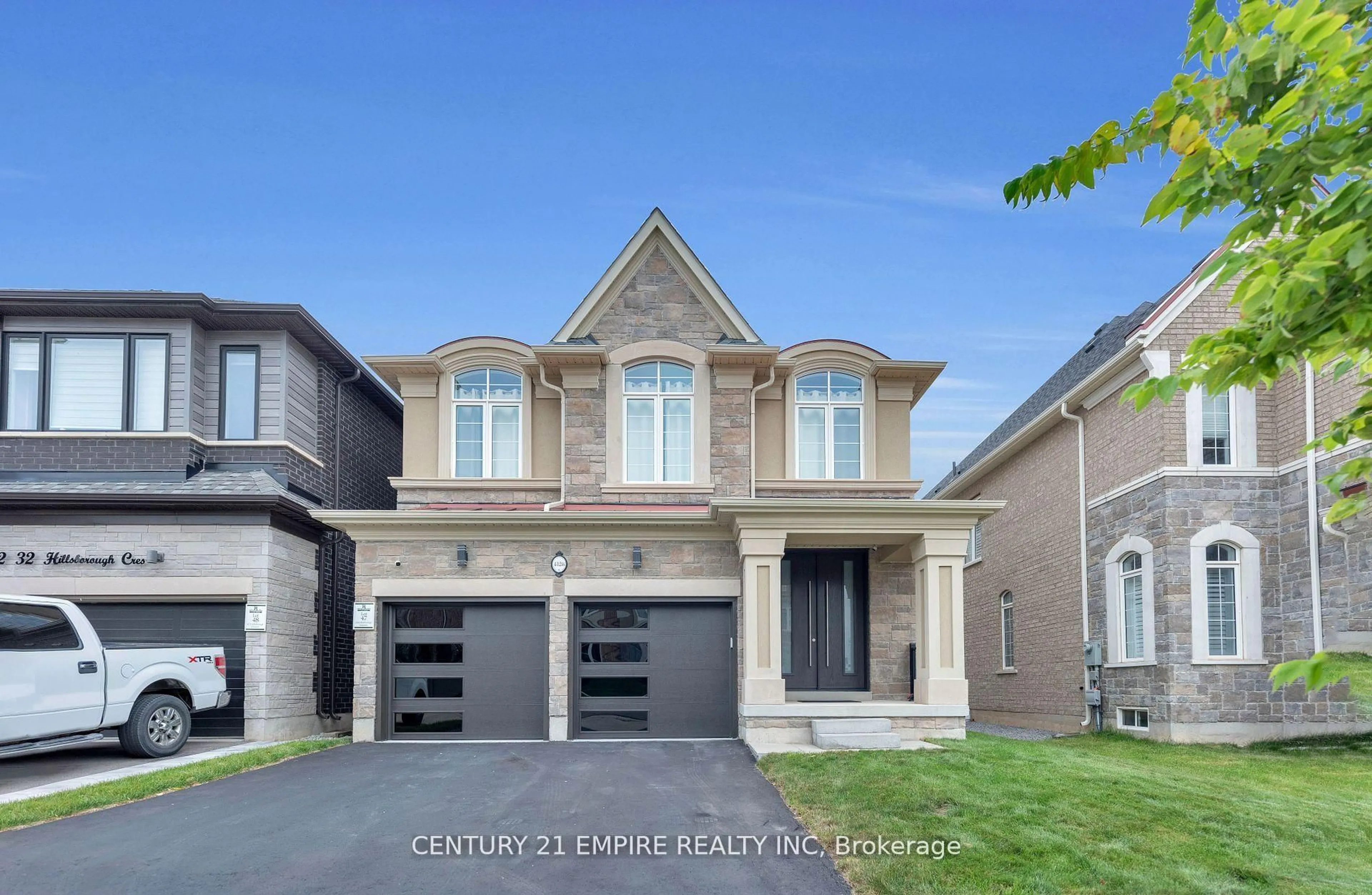 Home with brick exterior material, street for 4128 Hillsborough Cres, Oakville Ontario L6H 3R1