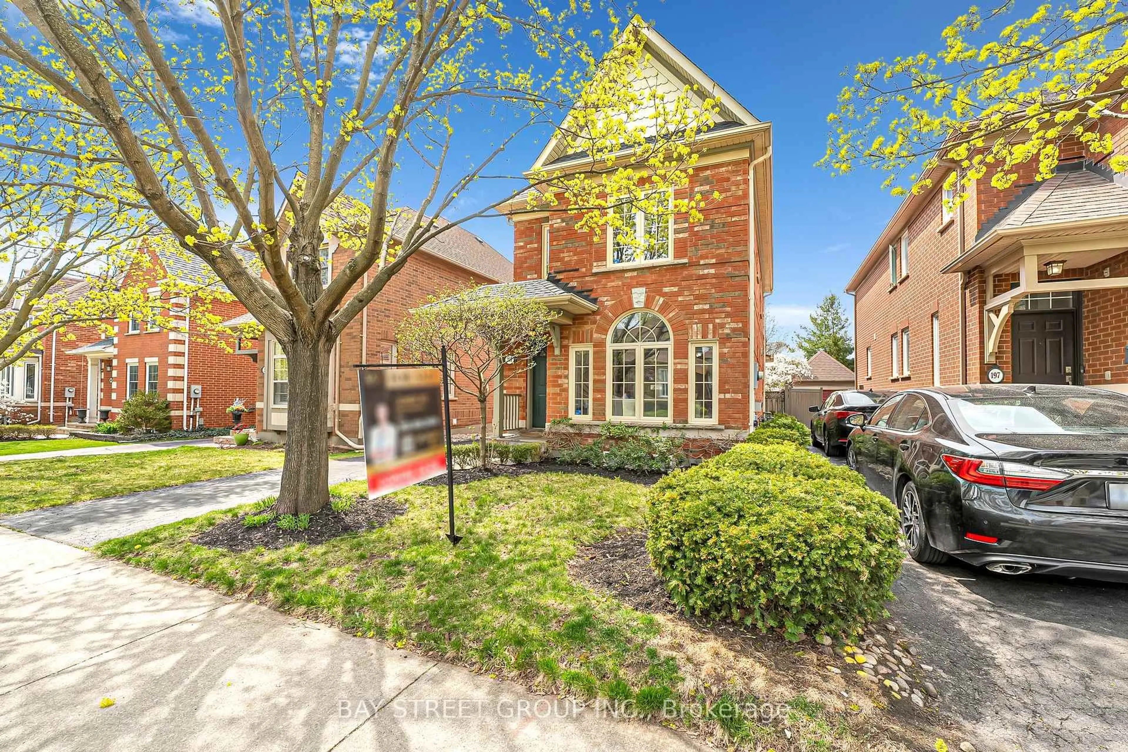 Home with brick exterior material, street for 201 Westfield Tr, Oakville Ontario L6H 6H7