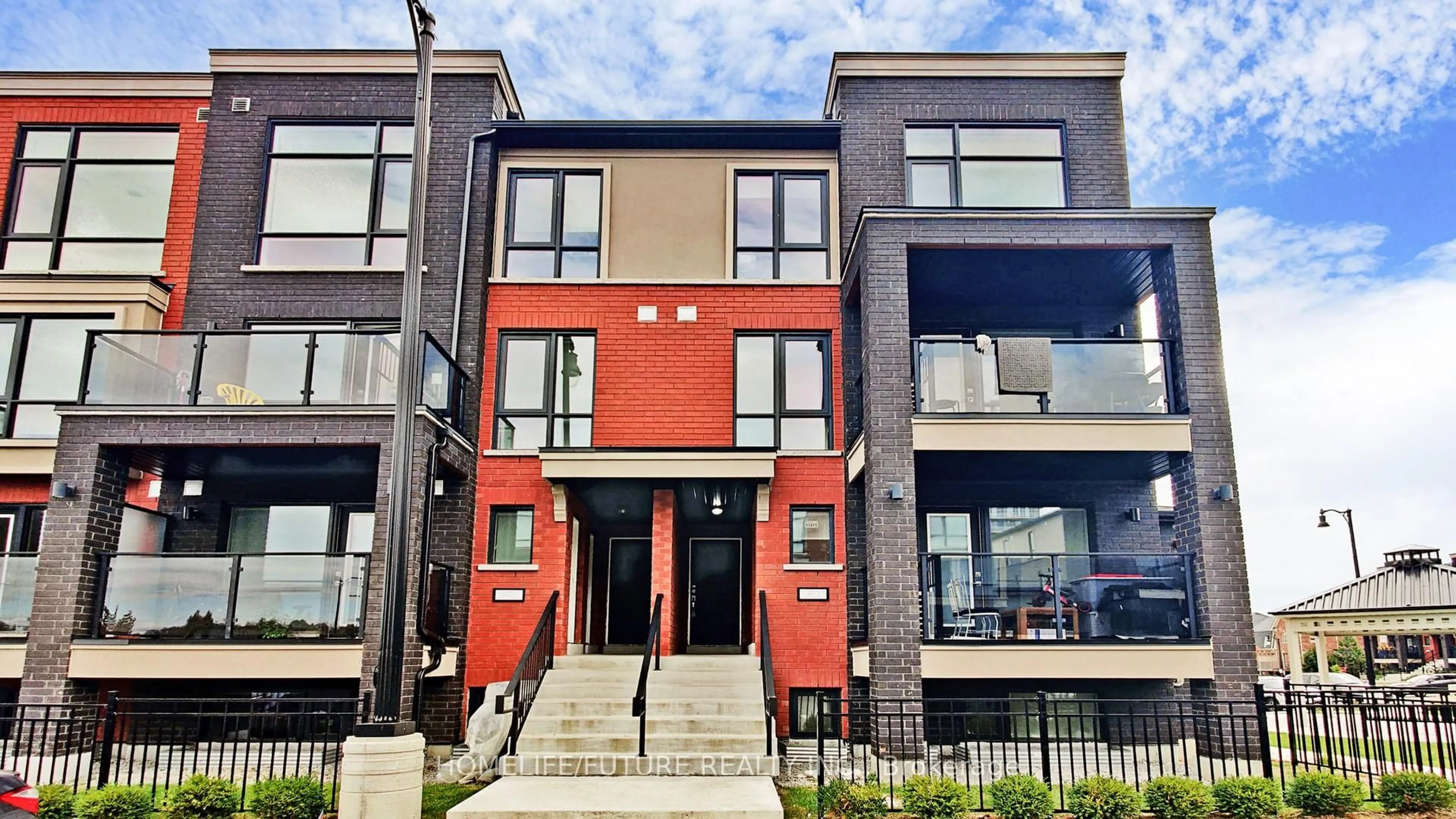 Home with brick exterior material, street for 155 Veterans Dr #4, Brampton Ontario L7A 5L2
